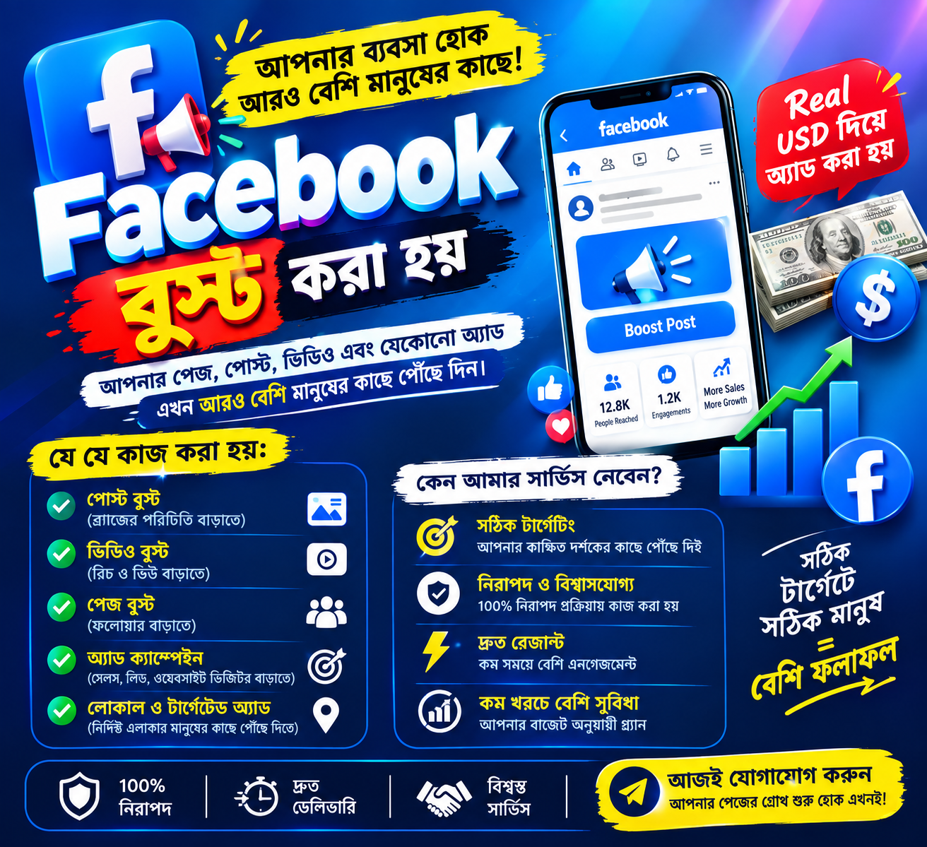 Professional Facebook Boosting & Ad Campaign Service (Real USD Payment) | Shop BD Store_img_1