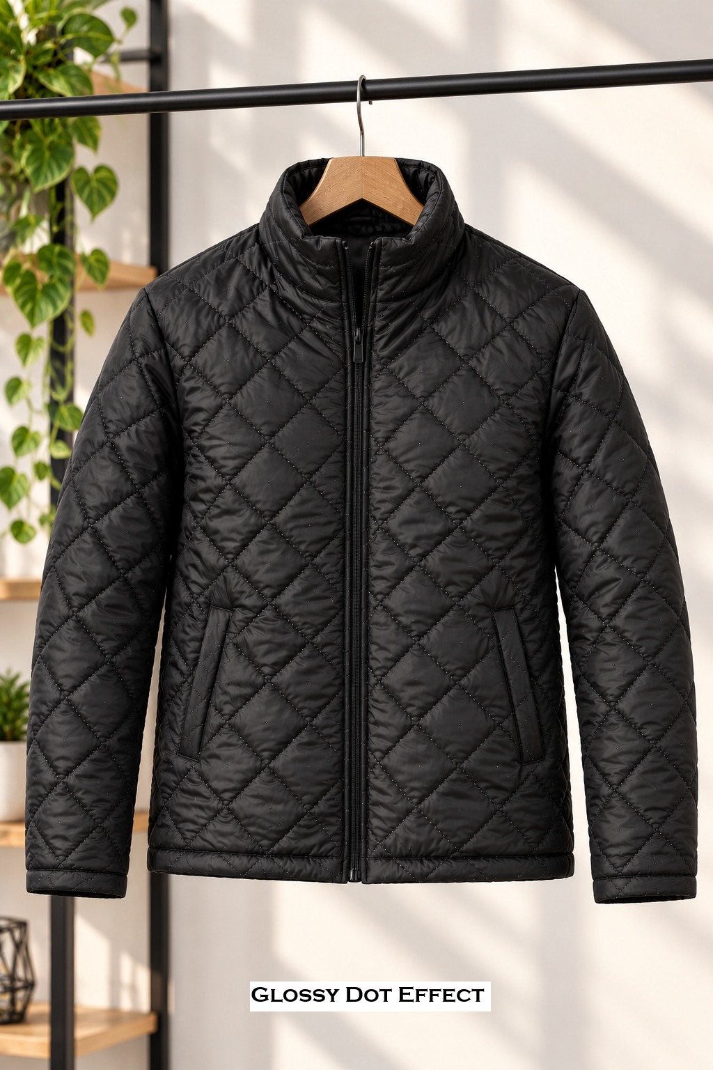 Premium Diamond Quilted Padding Jacket for Men | Glossy Winter Jacket_img_1