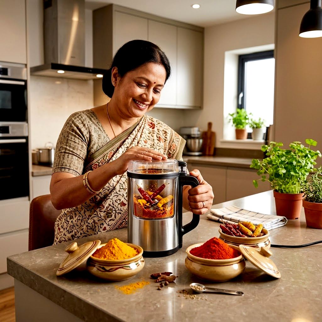 Silver Crest 3000W Electric Mini Grinder – Stainless Steel Spice Grinder_img_2