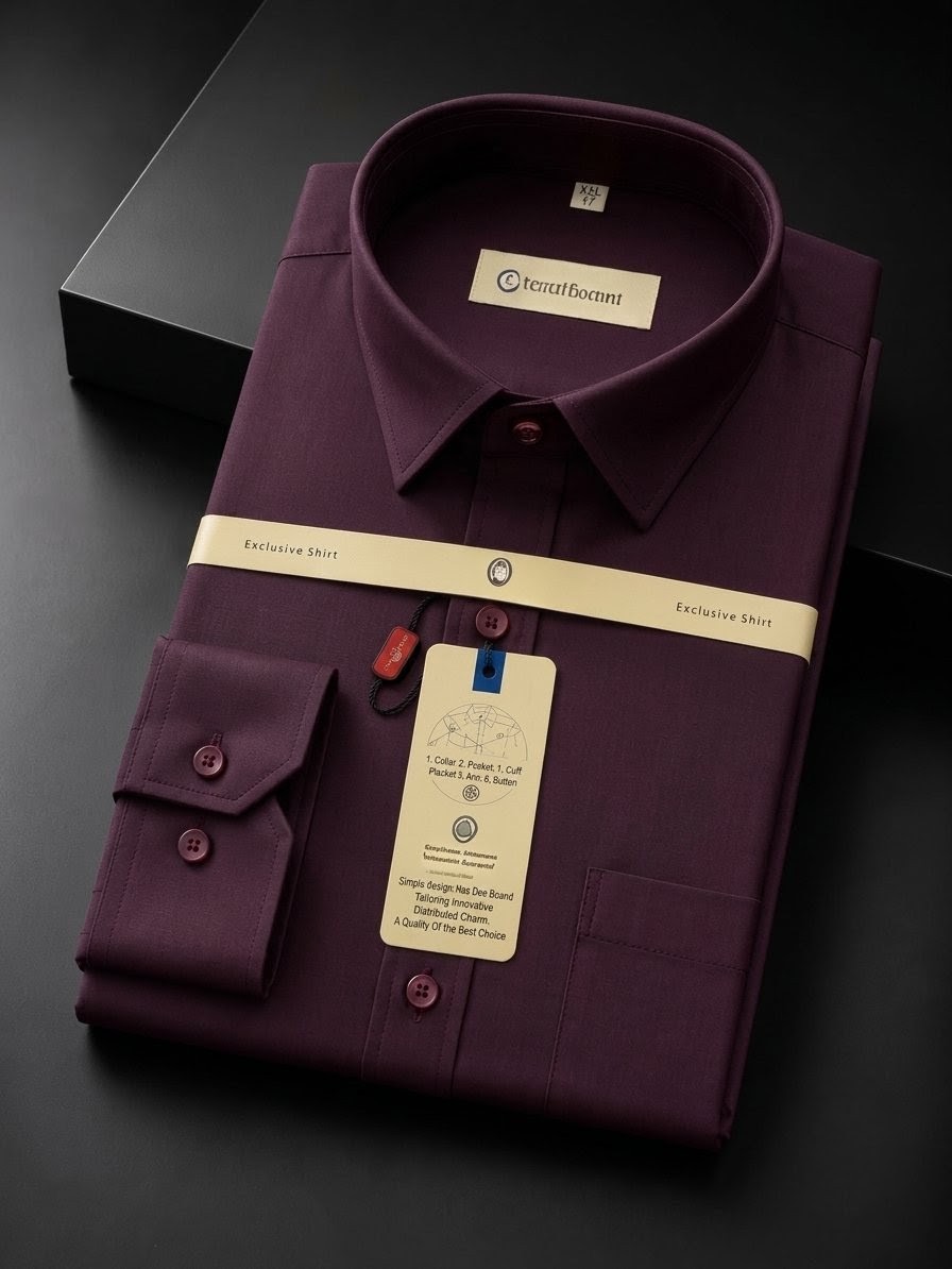 Indian Formal Shirt for Men – 100% Cotton Fabric_img_5