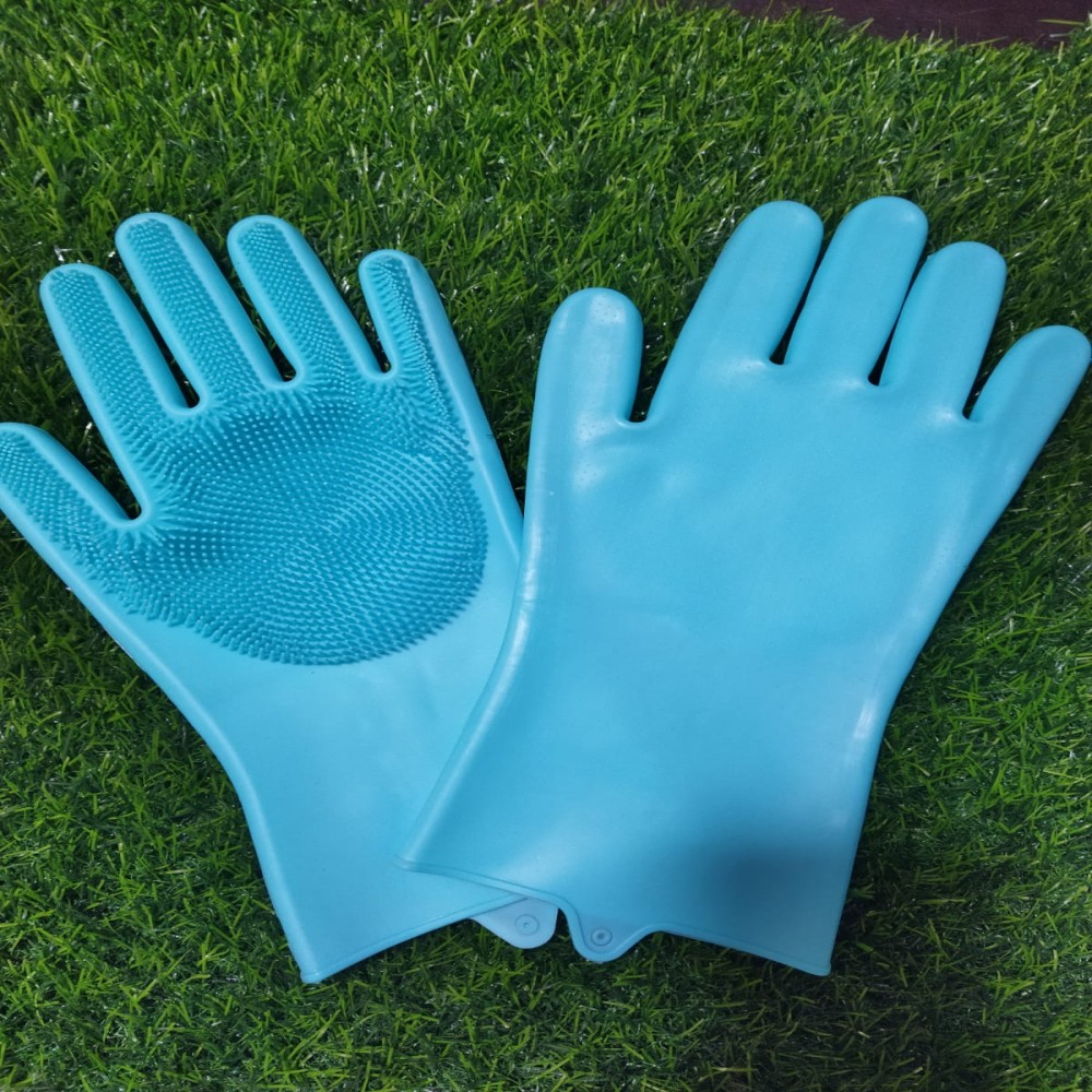 Multi-Purpose Silicone Cleaning Gloves – Dishwashing & Home Cleaning Gloves_img_4