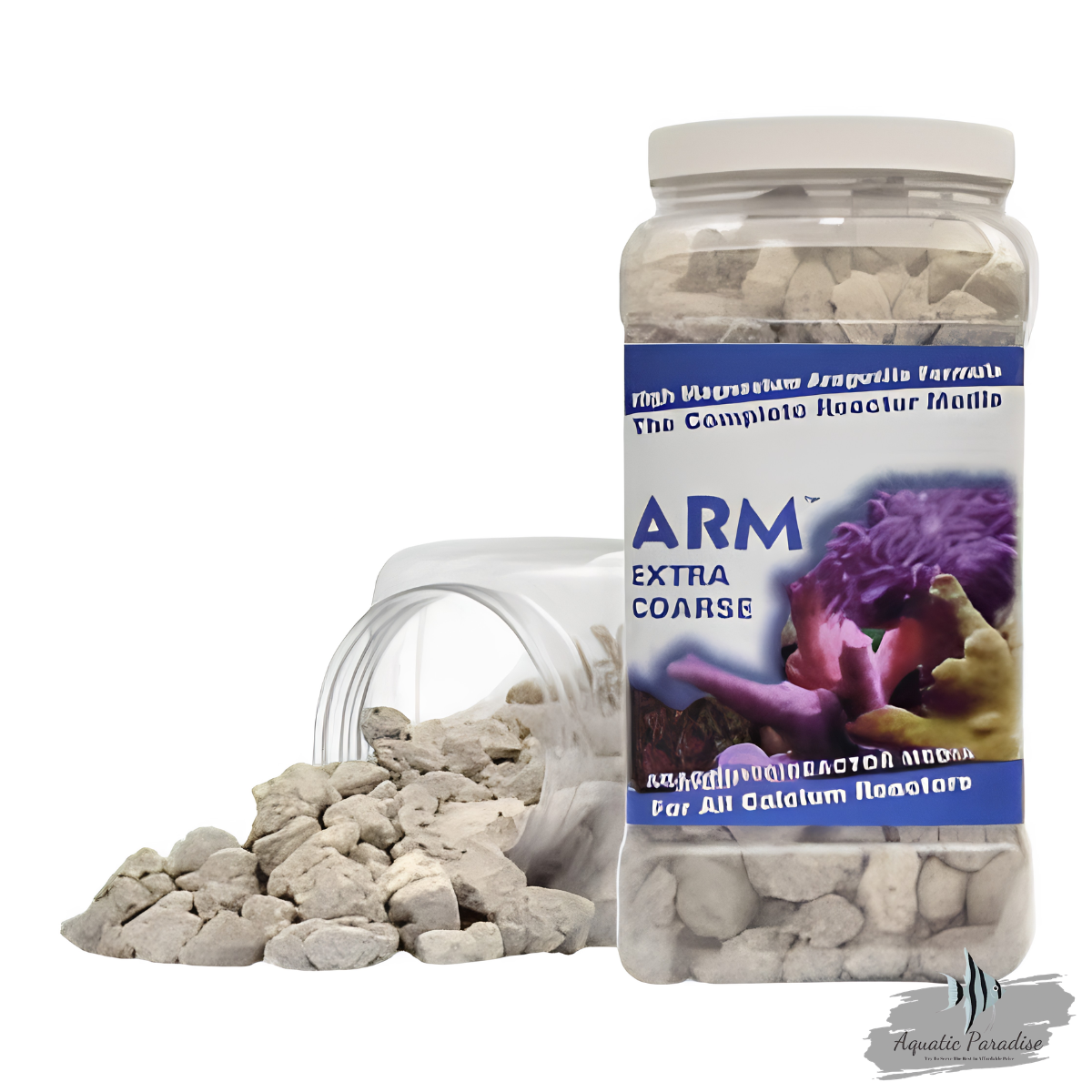 CaribSea A.R.M.™ Extra Coarse Aragonite Calcium Reactor Media (1 Gallon)