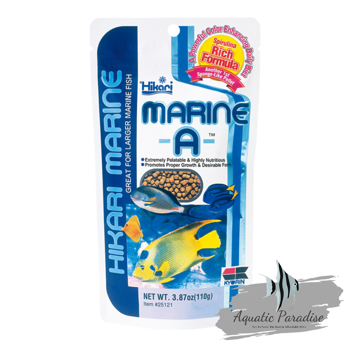 Hikari Marine A – Premium Floating Pellet Food for Marine Fish