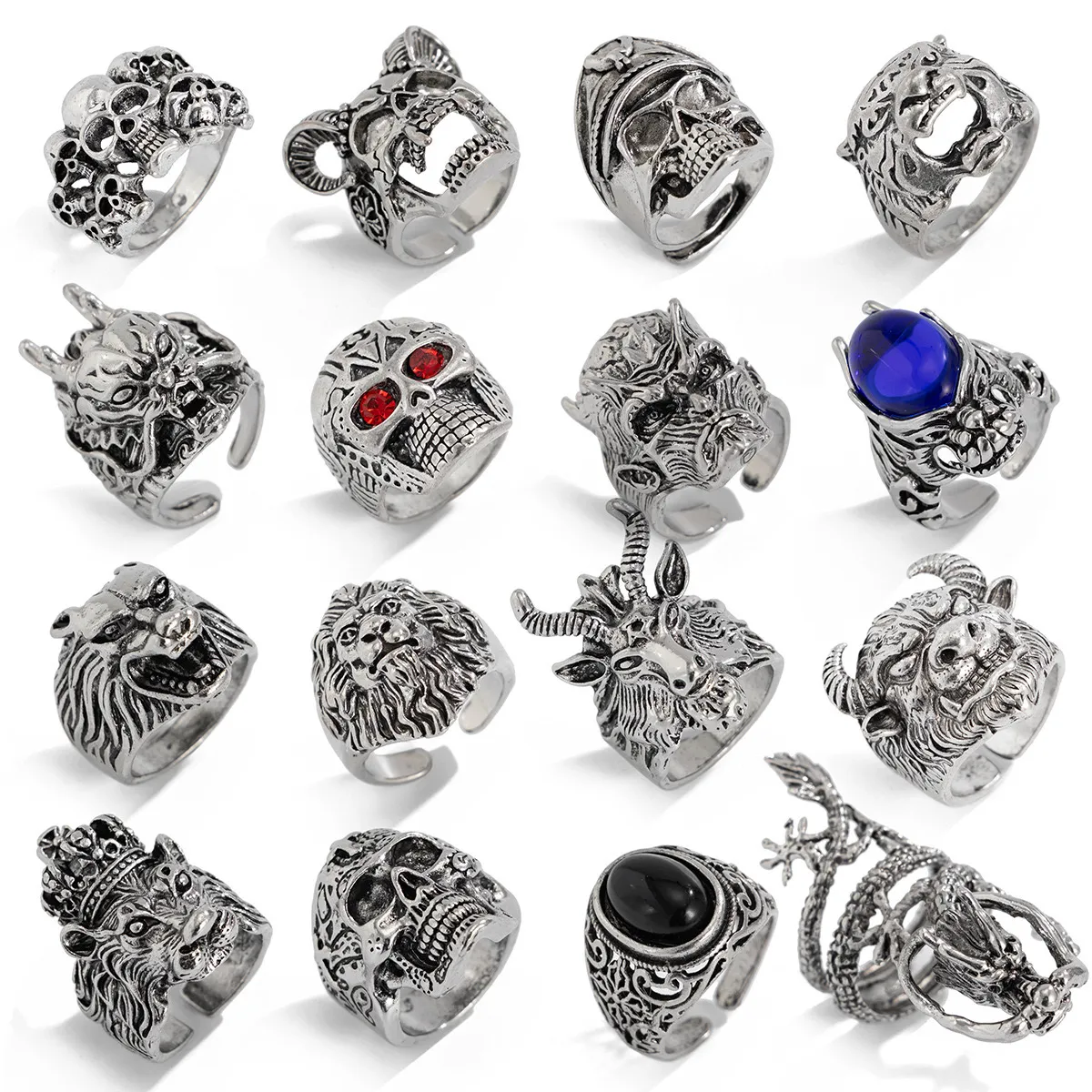 Gothic Vintage Ring Collection( 16 piece set) - Image 6