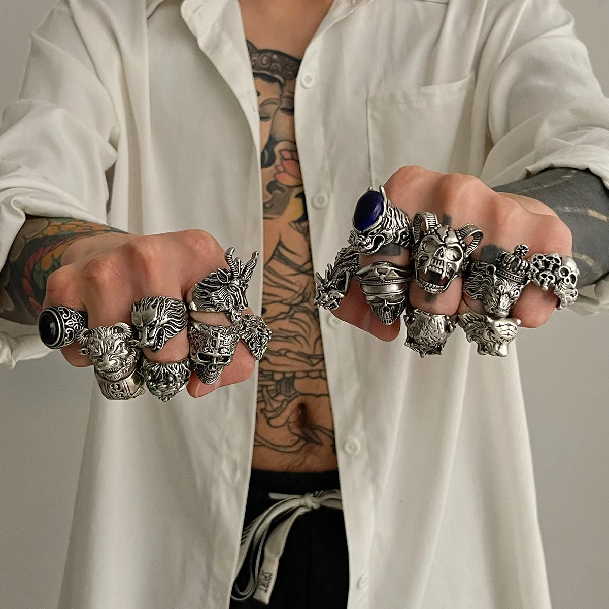 Gothic Vintage Ring Collection( 16 piece set) - Image 3