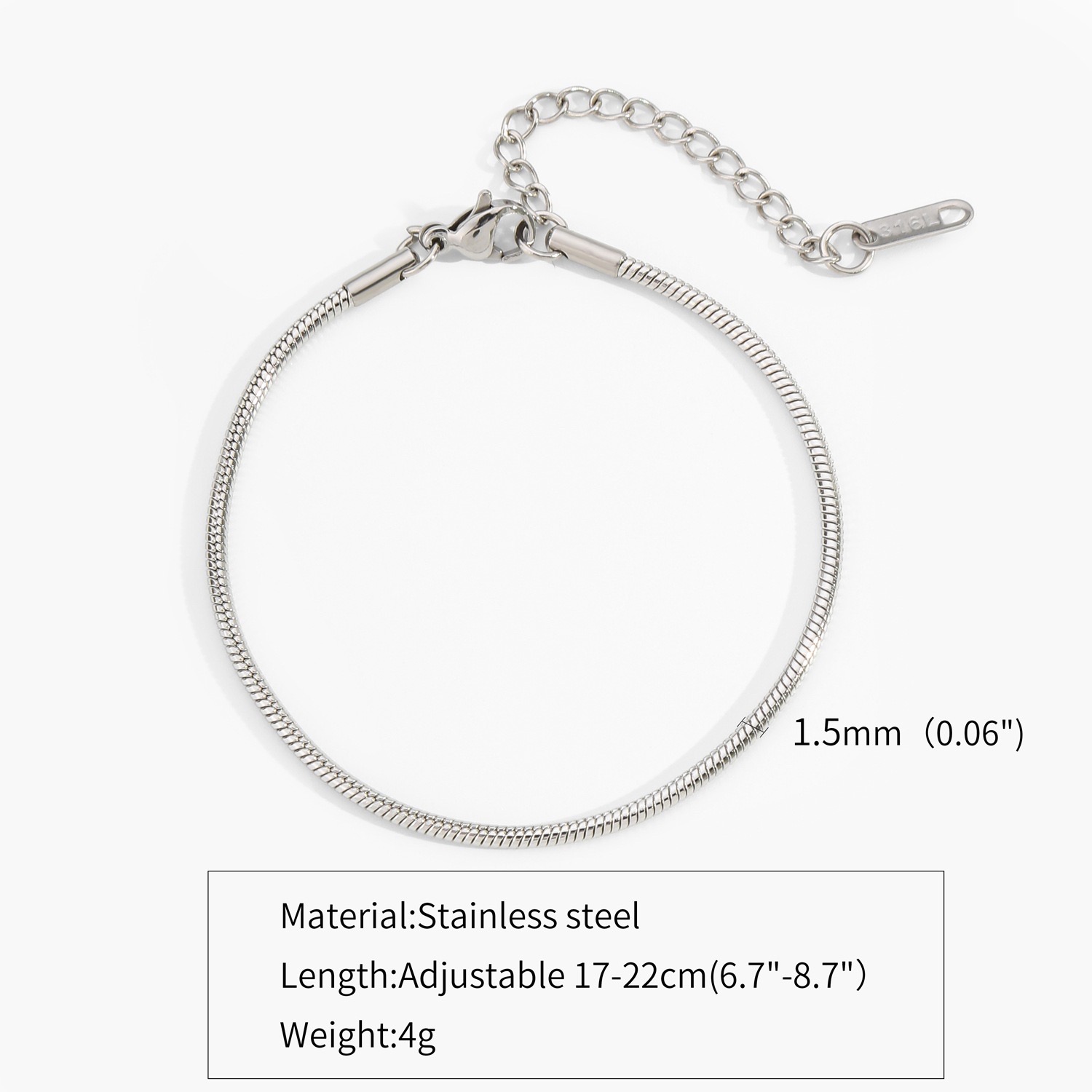 snakechain bracelet - Image 2