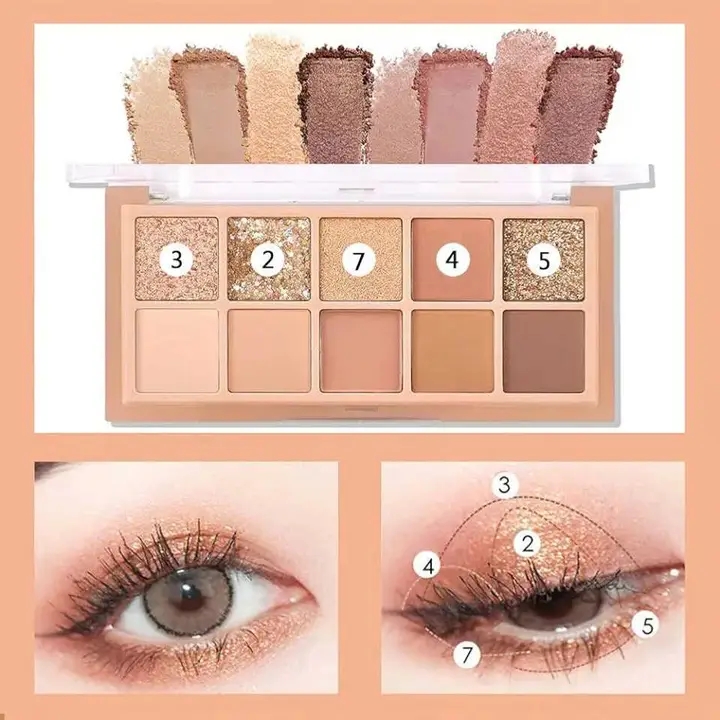 Sweet Mint 10 Color Eyeshadow Palette_img_1