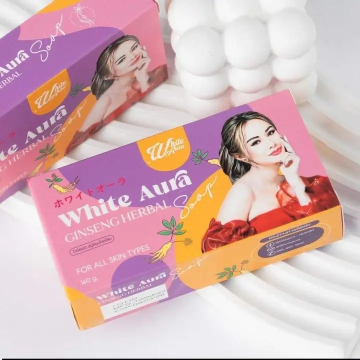 White Aura Ginseng Herbal Soap_img_1
