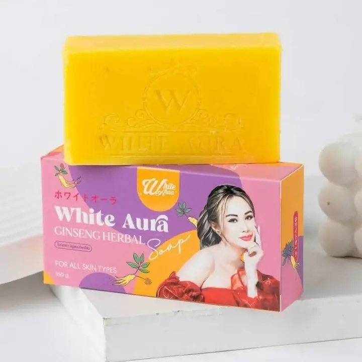 White Aura Ginseng Herbal Soap
