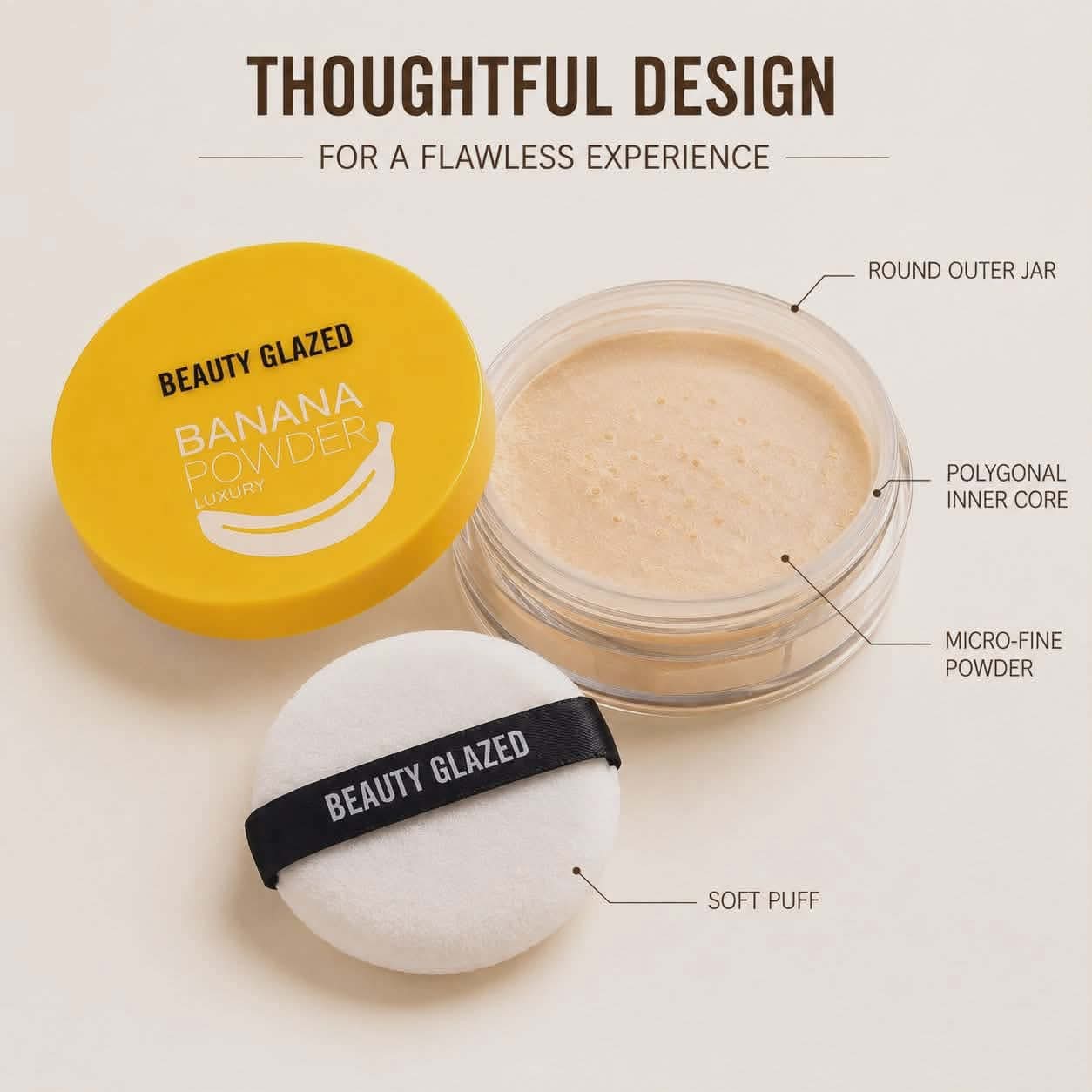 Beauty Glazed Banana Luxury Loose Powder_img_1