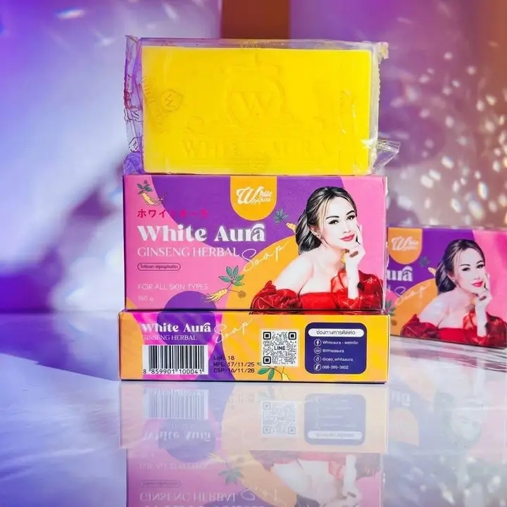 White Aura Ginseng Herbal Soap_img_3
