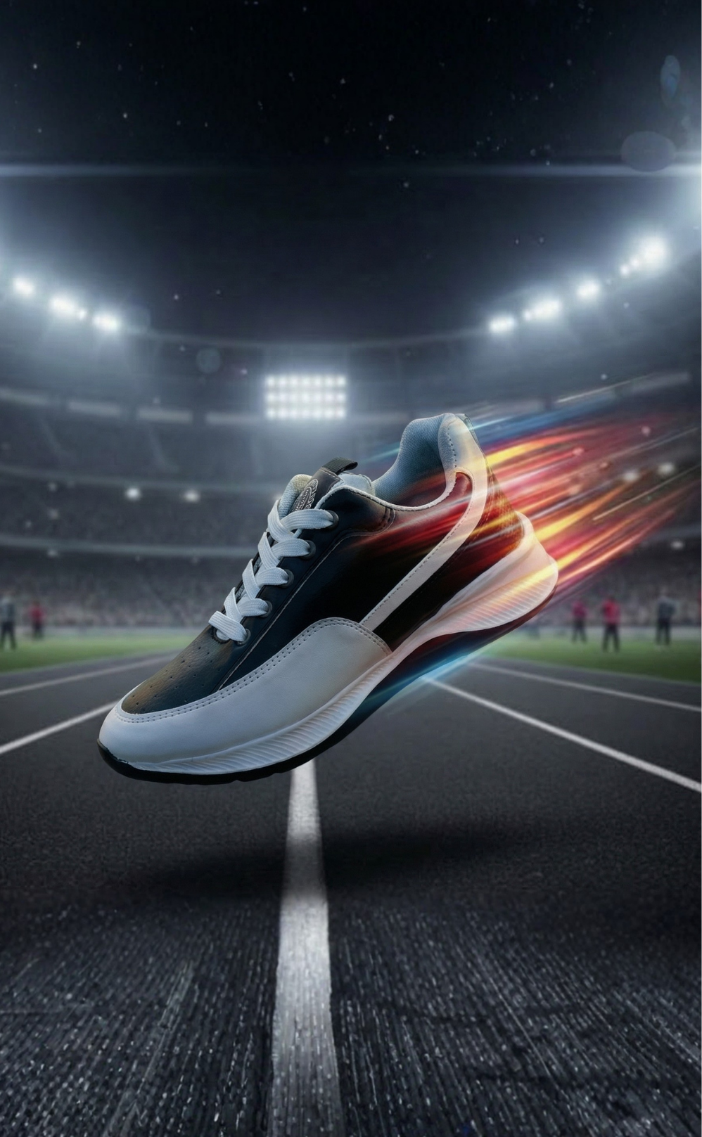 Ultra-Lite Premium Sneakers: Soft-Sole Black & White_img_1
