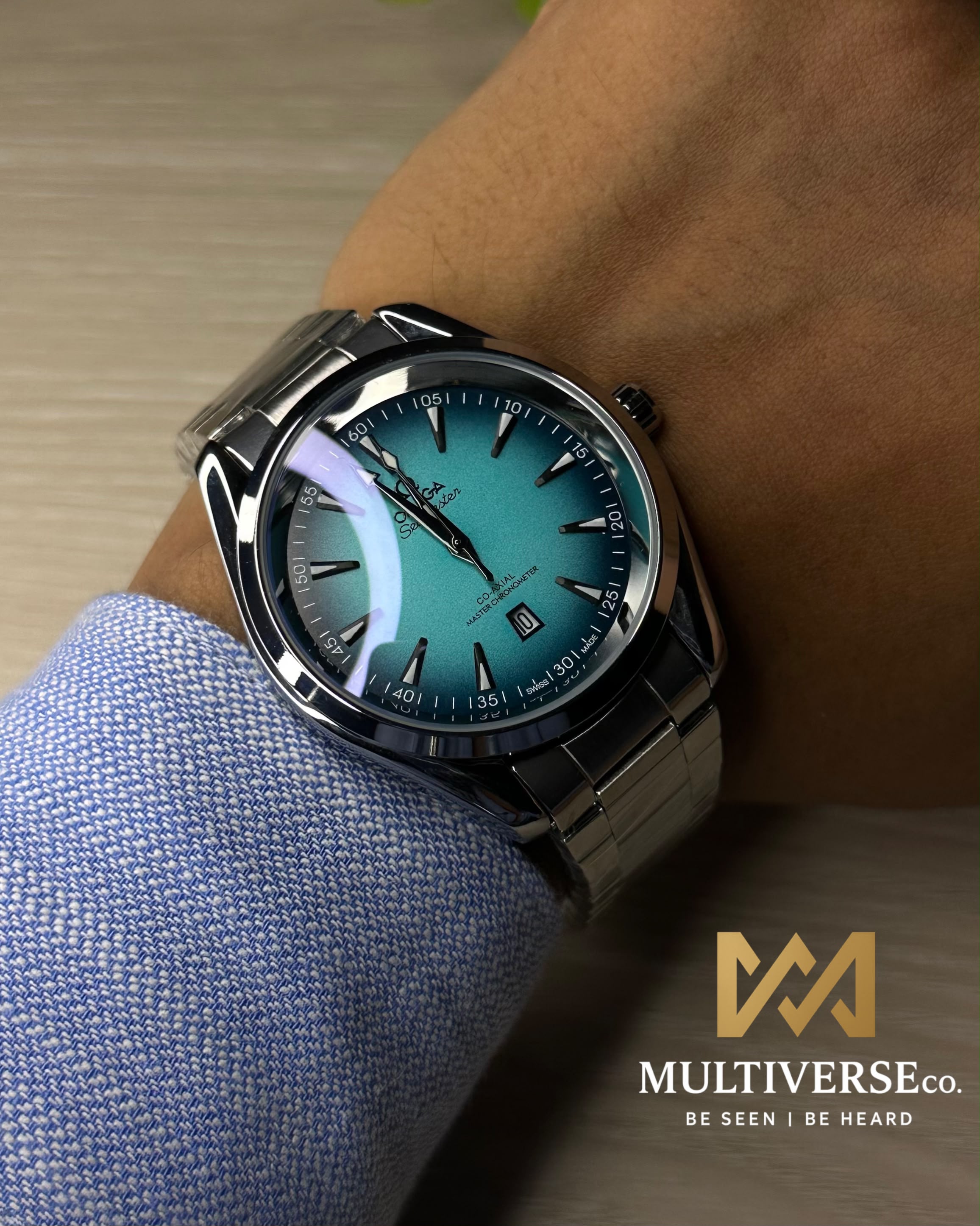 OMEGA AQUA TERRA SHADES TIFFANY QUARTZ MOVEMENT_img_2