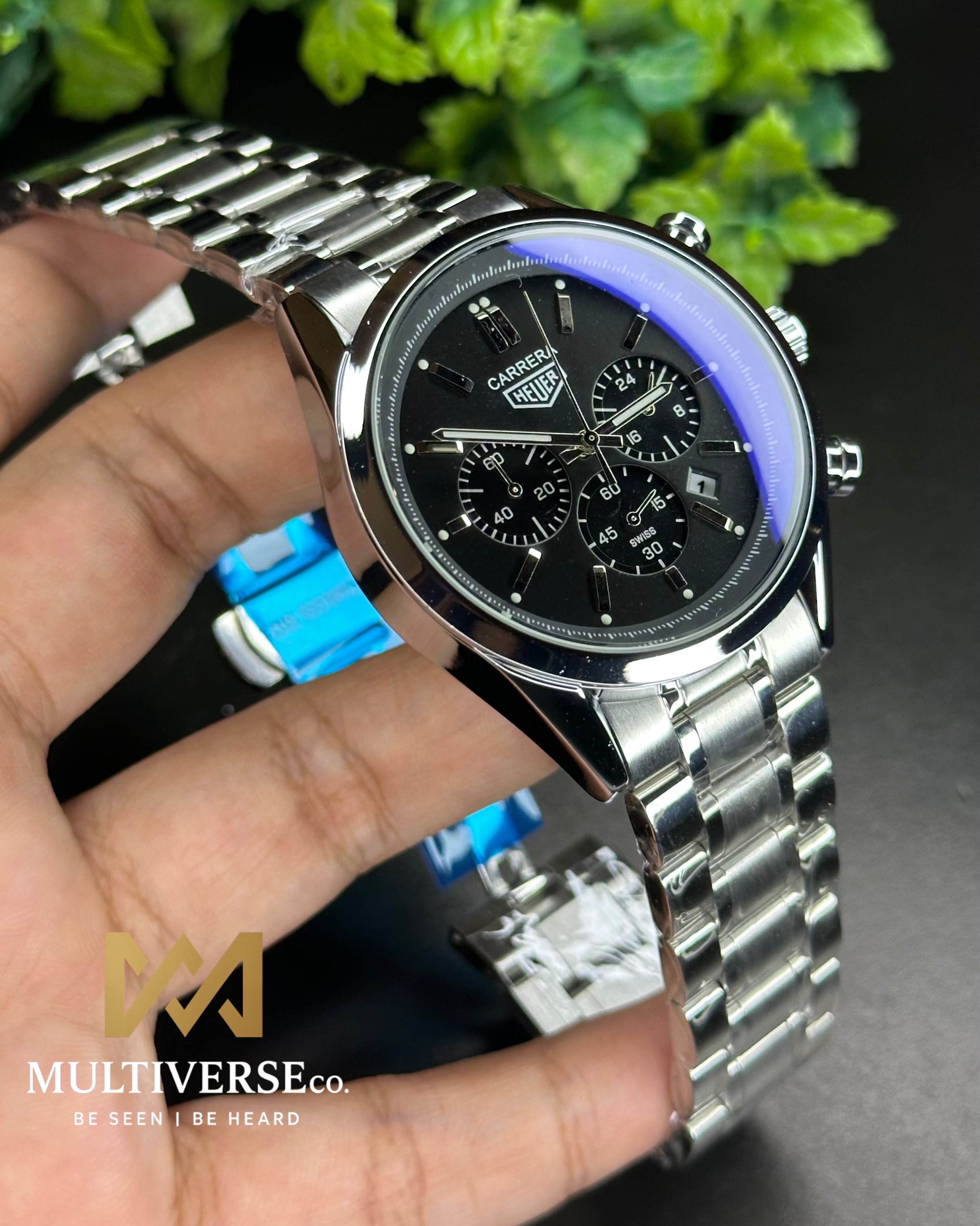 TAG HEUER CARRERA CHRONOGRAPH BLACK DIAL (AA)_img_0