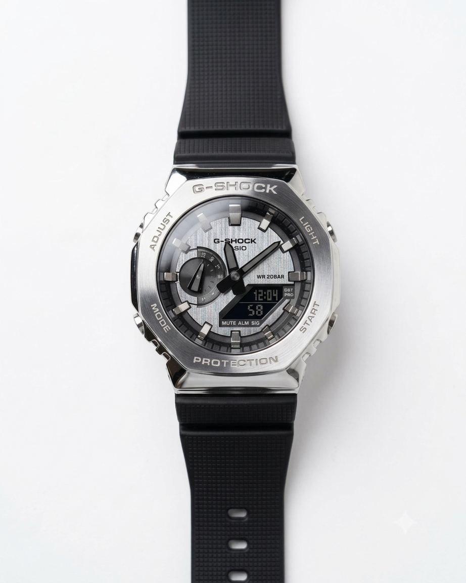 GSHOCK GM2100 | SILVER (AAA)
