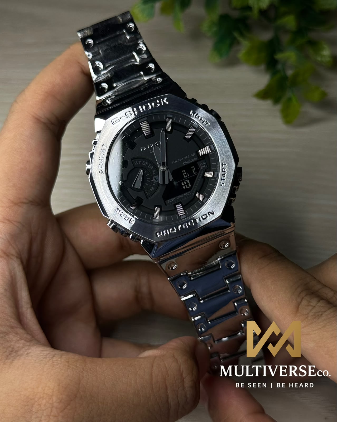 GSHOCK GM2100 | CHAIN SERIES |SILVER CHAIN BLACK DIAL (SEMI AAA)_img_0