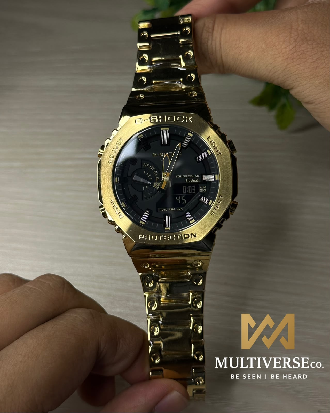 GSHOCK GM2100 | CHAIN SERIES | GOLD CHAIN BLACK DIAL (SEMI AAA)_img_3