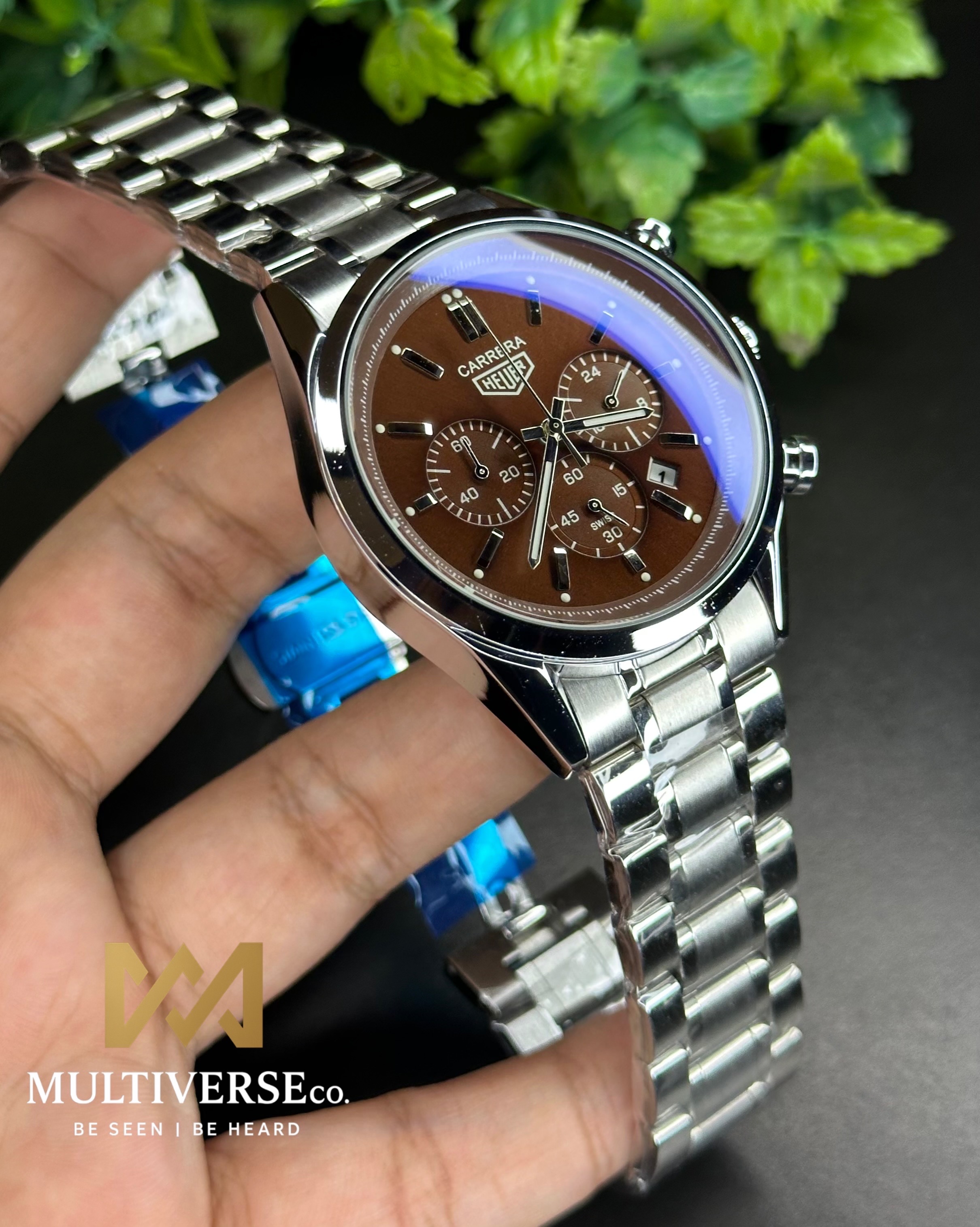 TAG HEUER CARRERA CHRONOGRAPH BROWN DIAL (AA)_img_0