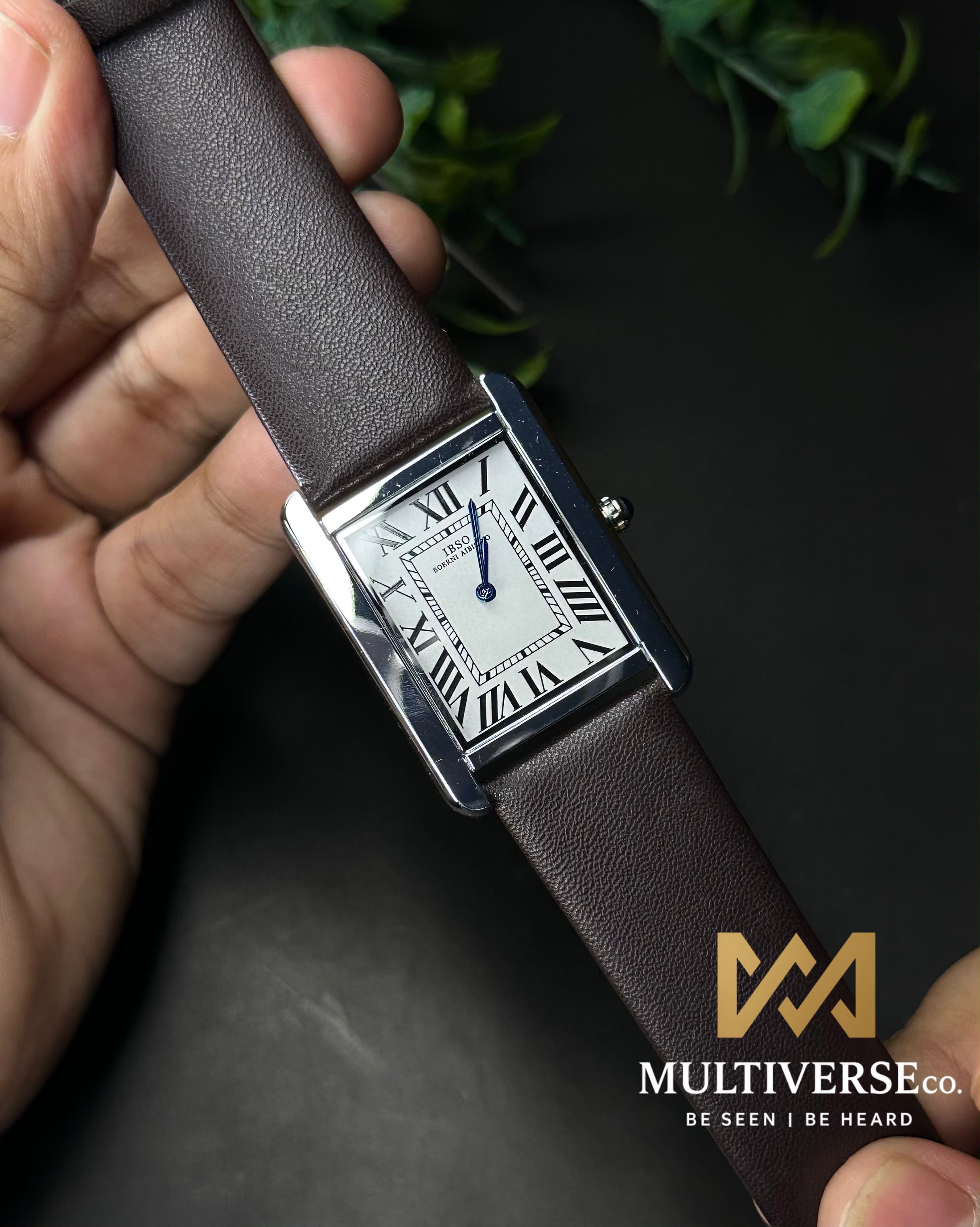 IBSO TANK ROMAN DIAL LEATHER WATCH_img_2