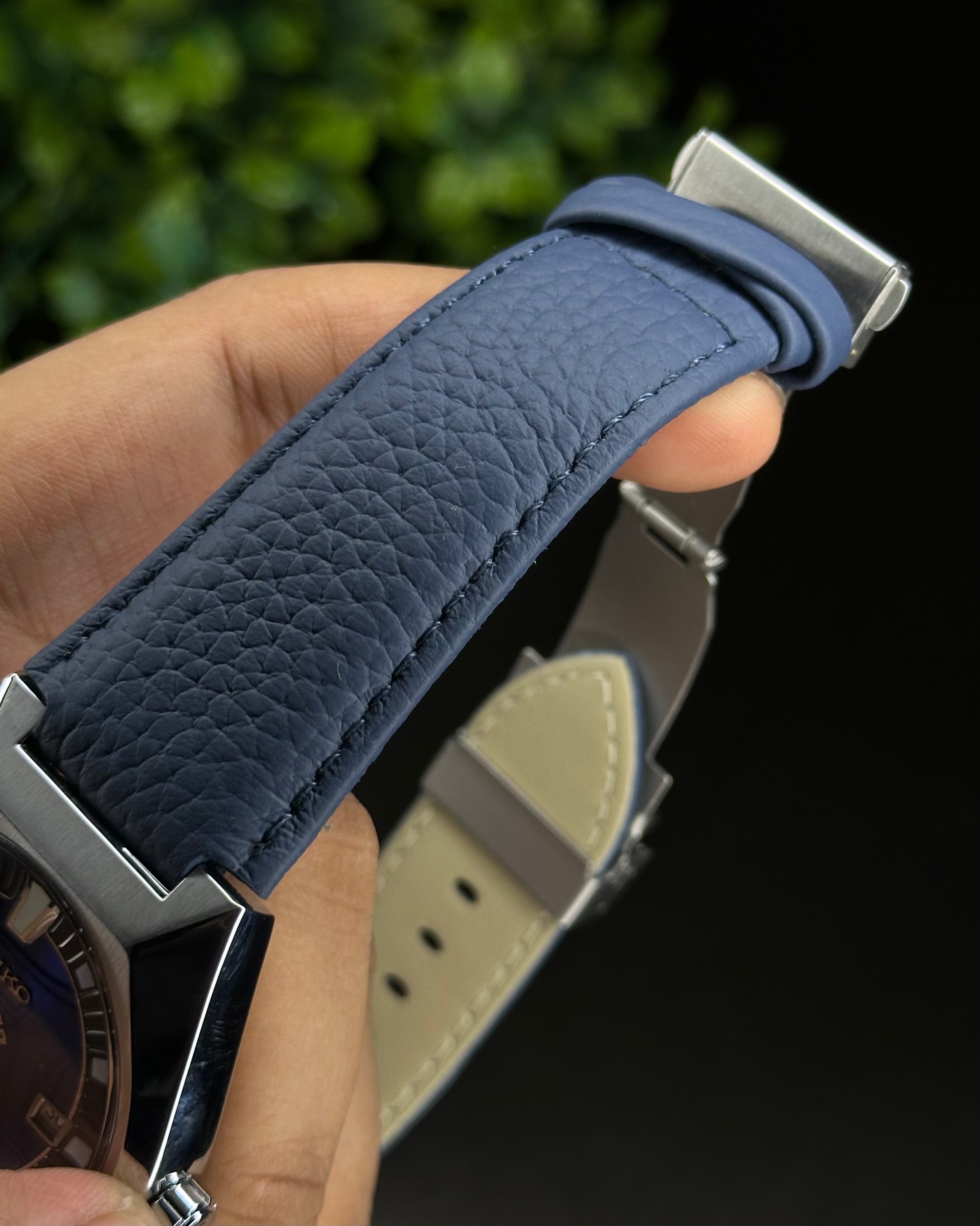 KING SEIKO HERITAGE AUTOMATIC BLUE DIAL BLUE BELT (SEMI AAA)_img_6