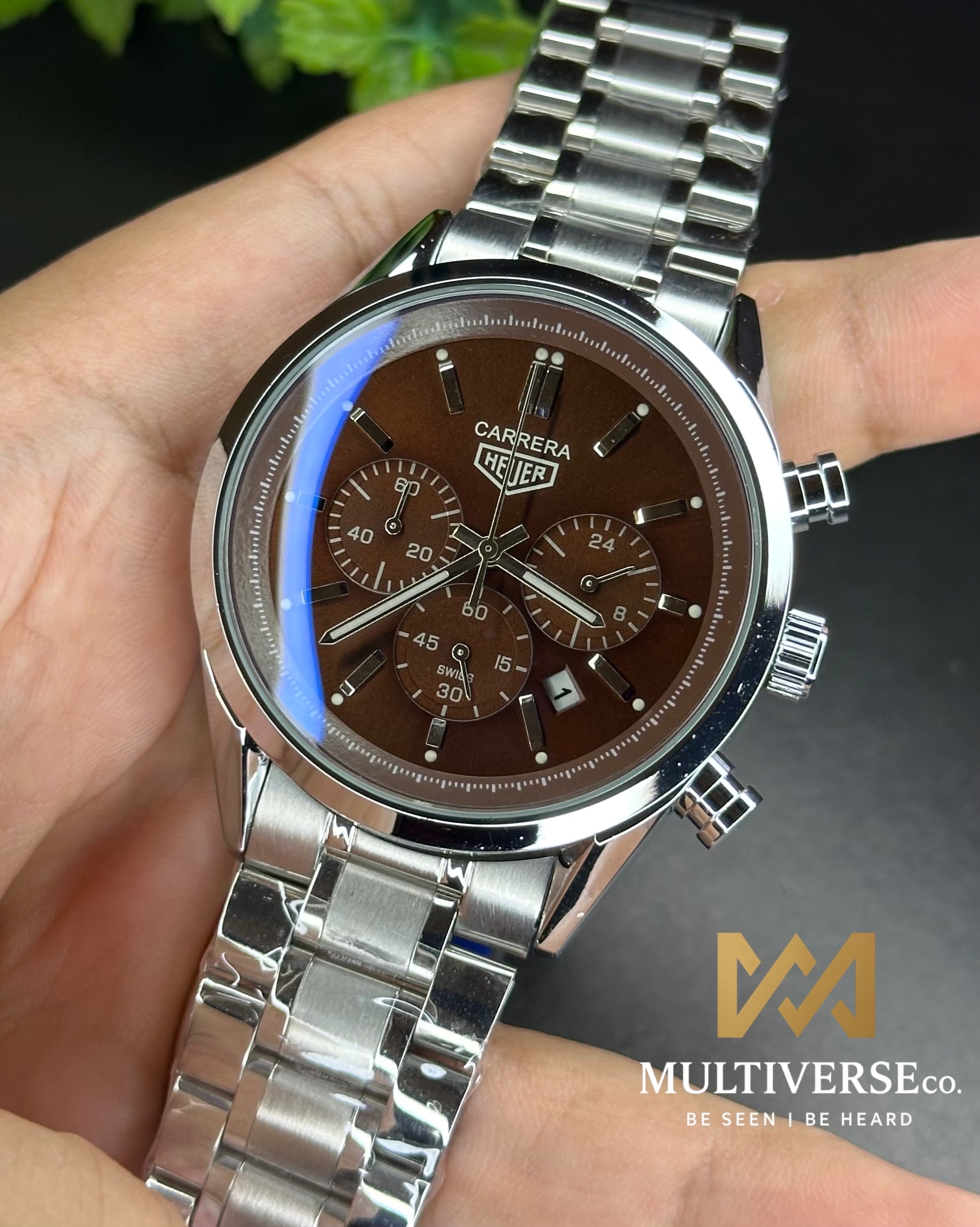 TAG HEUER CARRERA CHRONOGRAPH BROWN DIAL (AA)_img_2