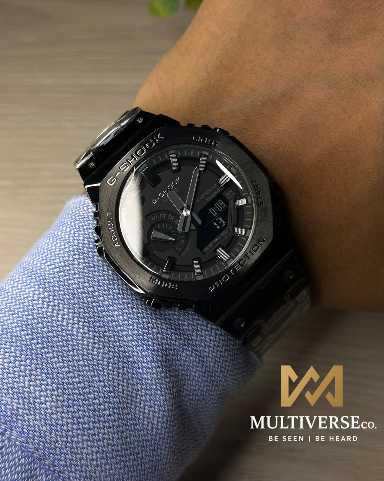GSHOCK GM2100 | CHAIN SERIES | BLACK CHAIN BLACK DIAL (SEMI AAA)_img_7