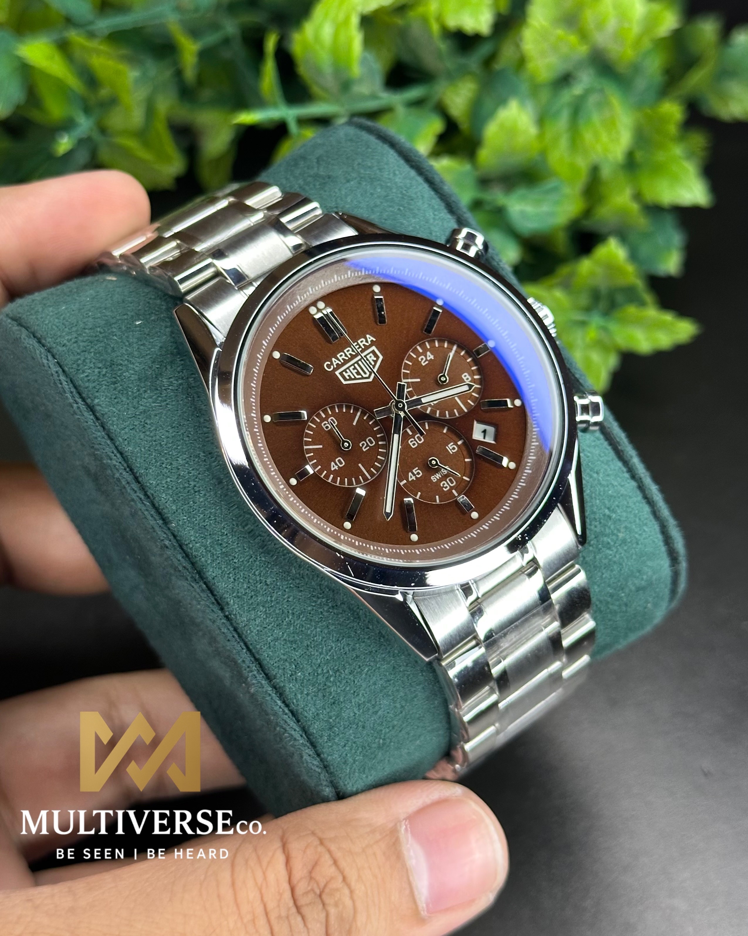 TAG HEUER CARRERA CHRONOGRAPH BROWN DIAL (AA)_img_4