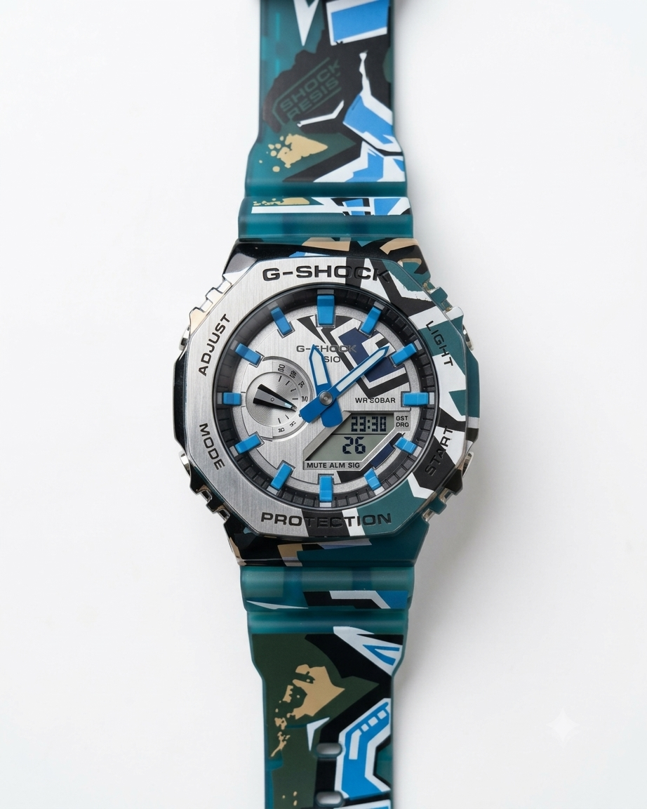 GSHOCK GM2100 | STREET FASHION |BLUE  (AAA)