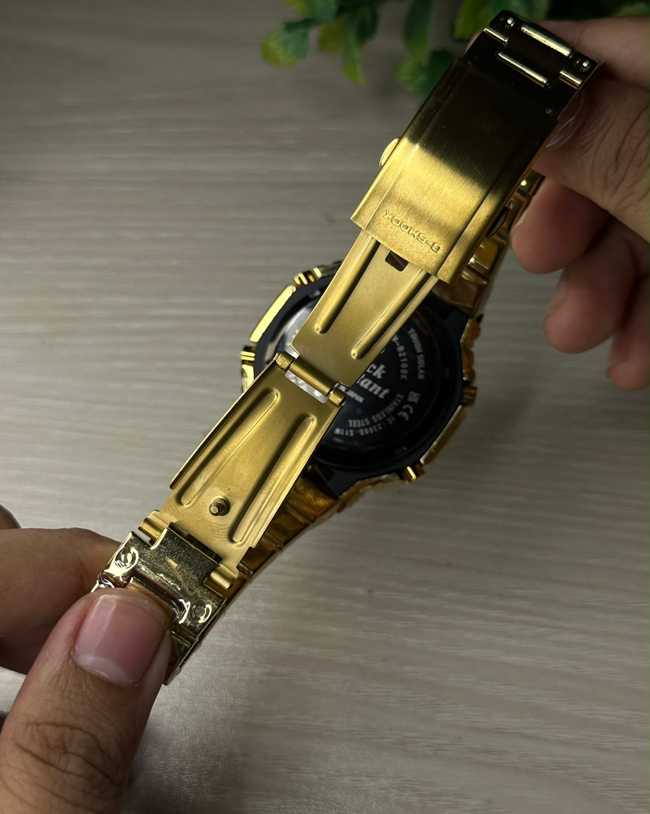 GSHOCK GM2100 | CHAIN SERIES | GOLD CHAIN BLACK DIAL (SEMI AAA)_img_6