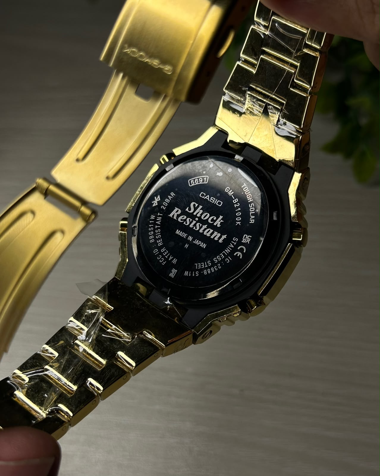 GSHOCK GM2100 | CHAIN SERIES | GOLD CHAIN BLACK DIAL (SEMI AAA)_img_5