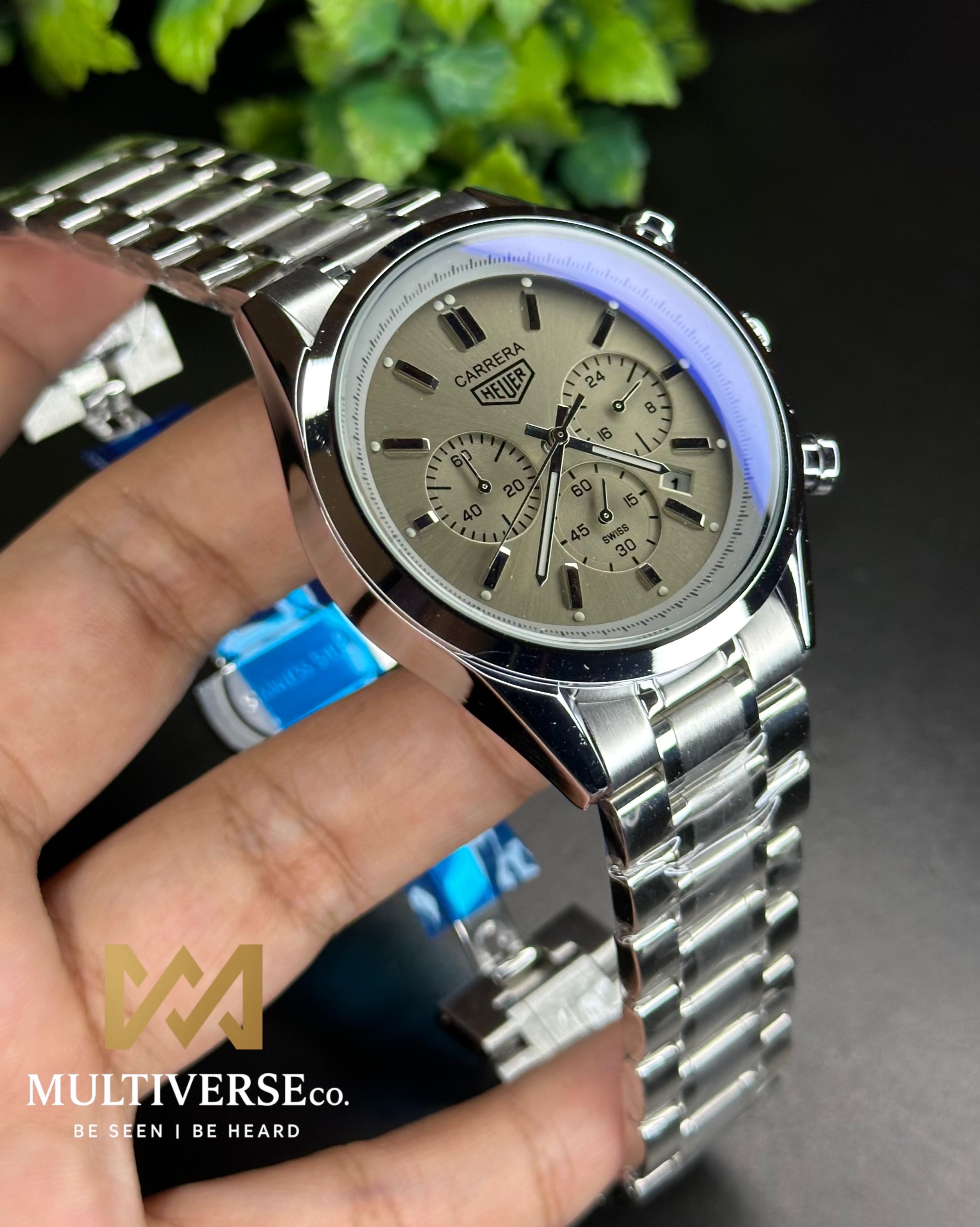 TAG HEUER CARRERA CHRONOGRAPH GREY DIAL (AA)_img_0
