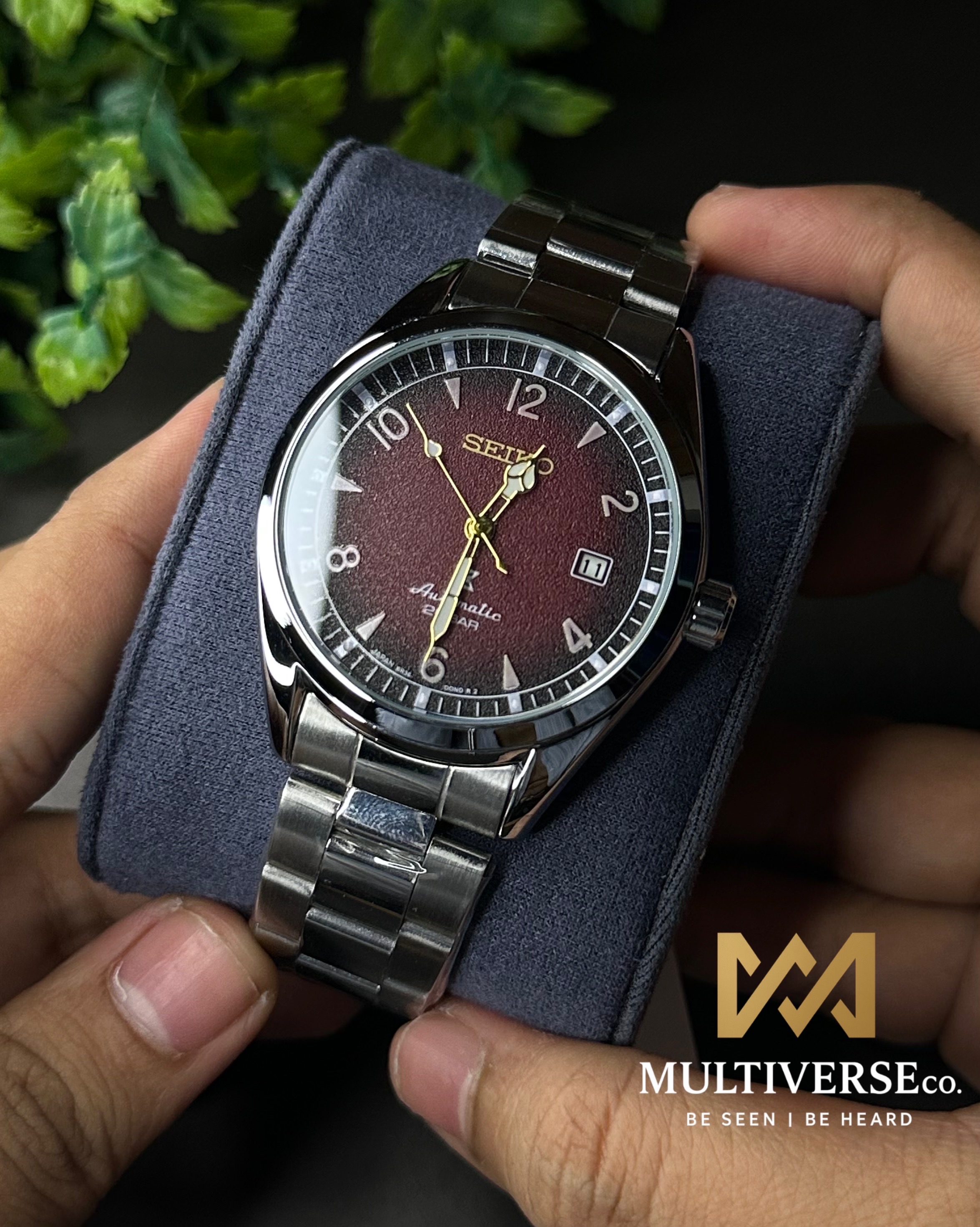 SEIKO PROSPEX ALPINIST AUTOMATIC FIELD RED DIAL WATCH (AA)