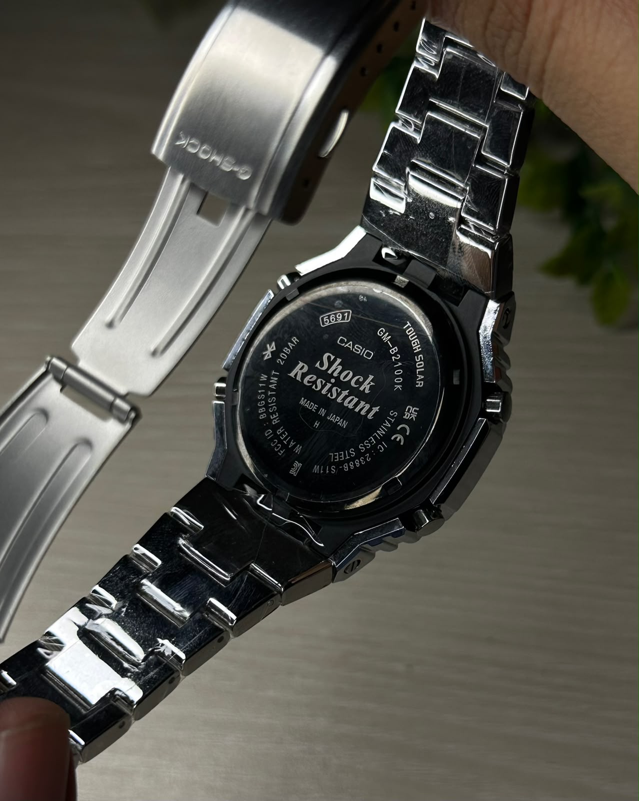 GSHOCK GM2100 | CHAIN SERIES |SILVER CHAIN BLACK DIAL (SEMI AAA)_img_7