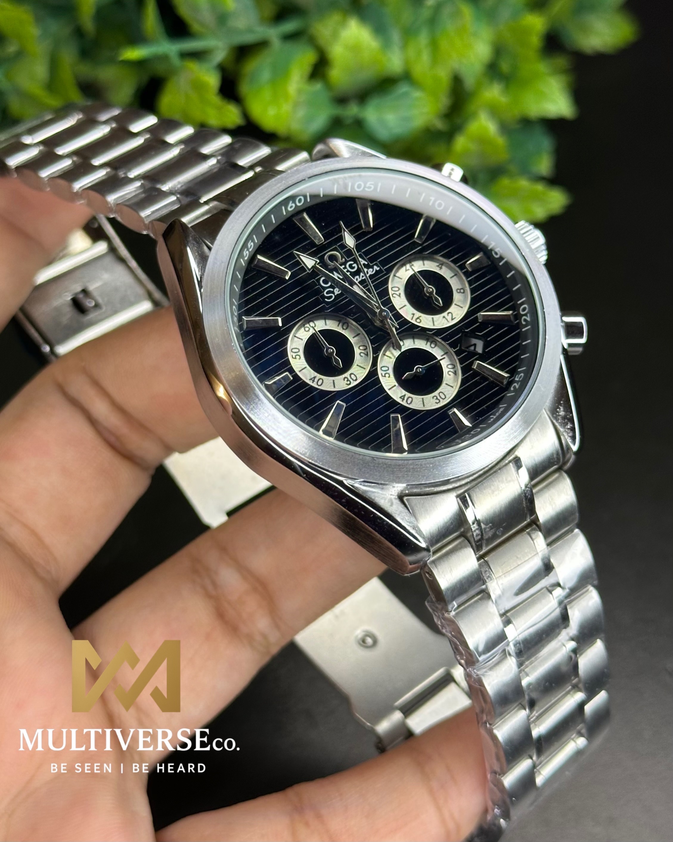 OMEGA SEAMASTER AQUA TERRA CHRONOGRAPH BLACK DIAL (AA)_img_9