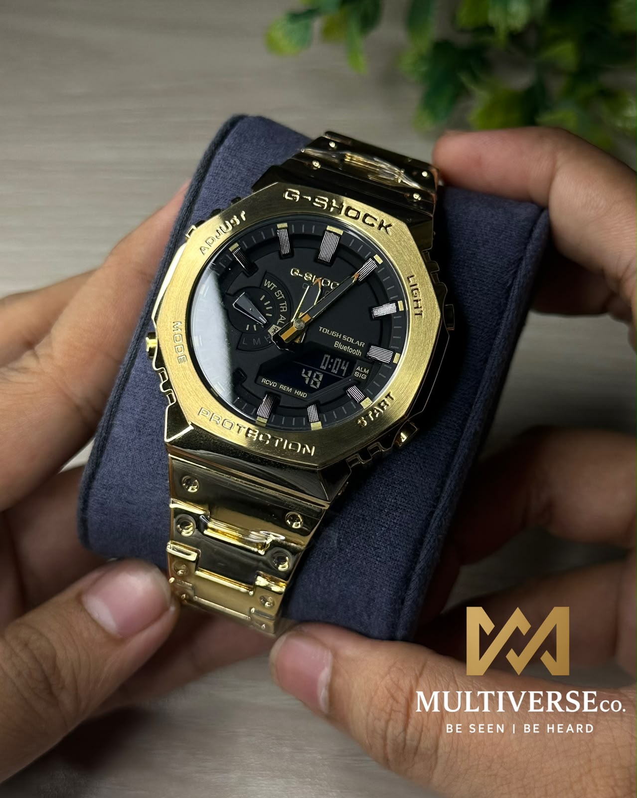 GSHOCK GM2100 | CHAIN SERIES | GOLD CHAIN BLACK DIAL (SEMI AAA)_img_1