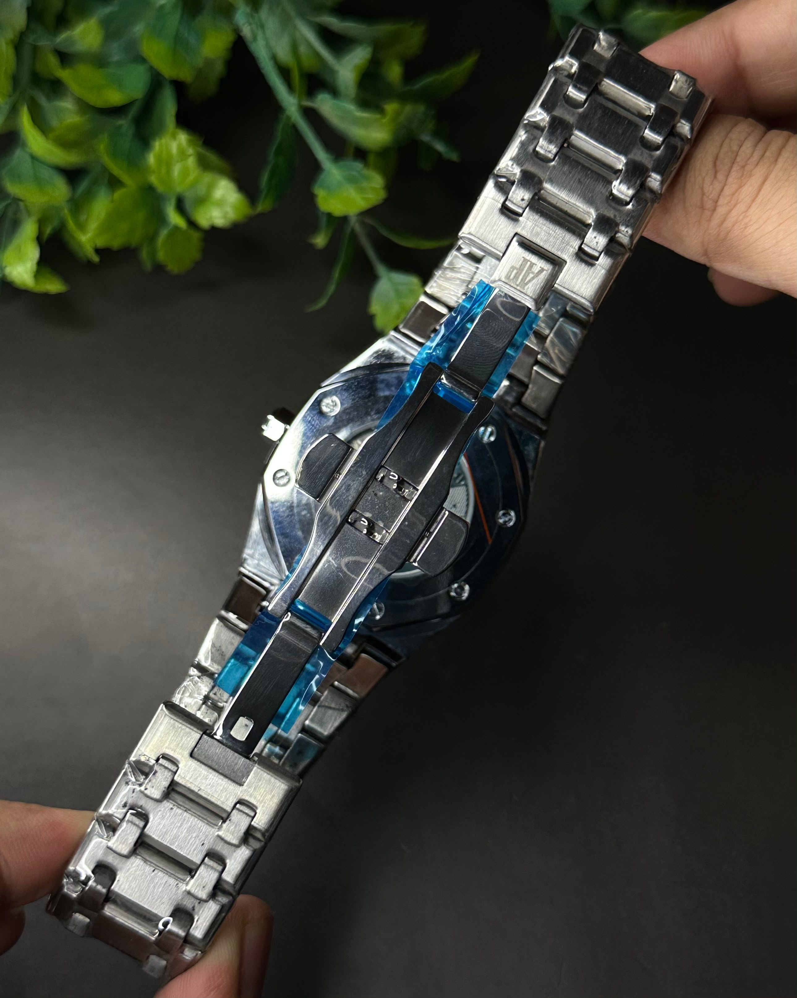 AP ROYAL OAK SKELETON SILVER CASE BLACK WATCH_img_7