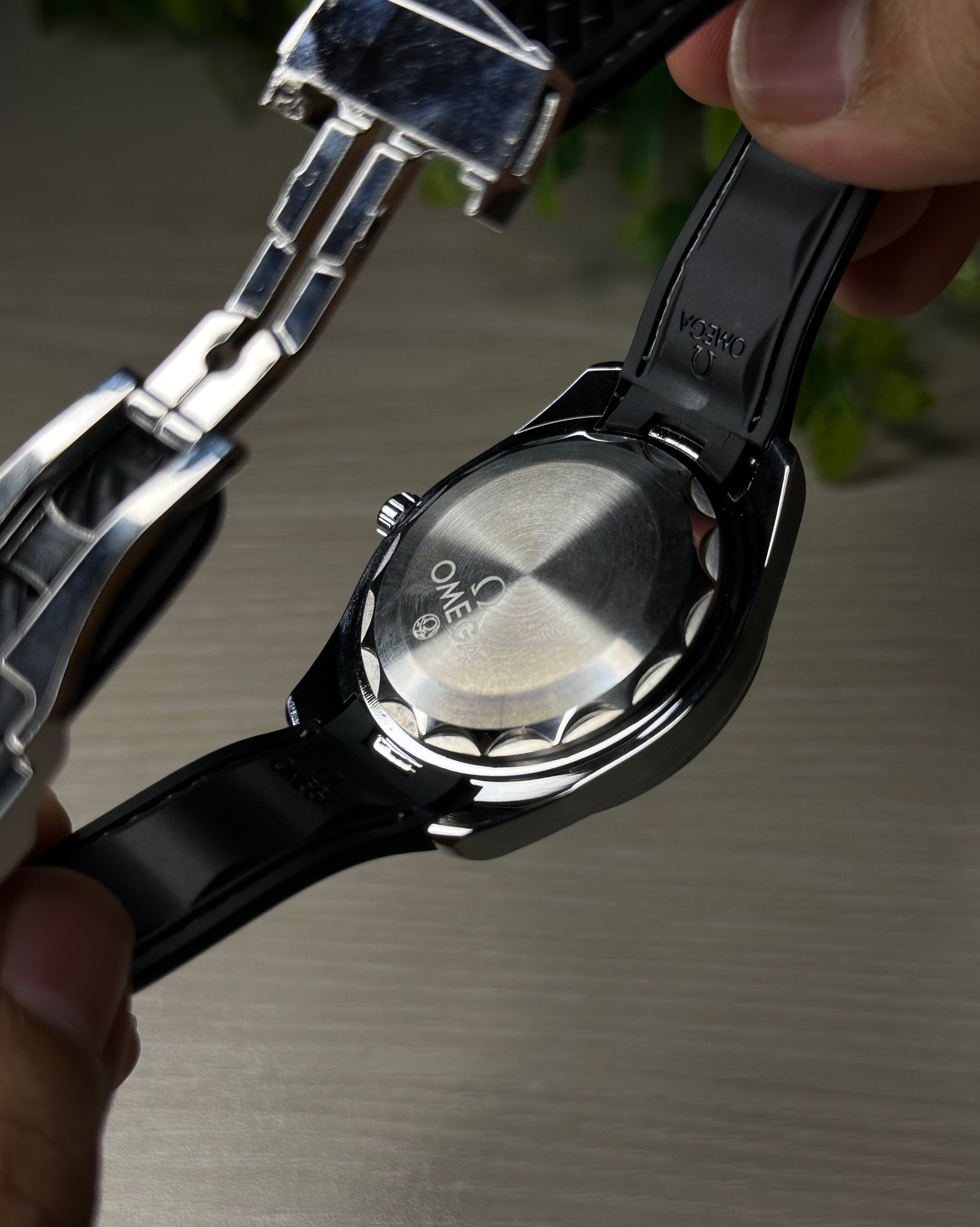 OMEGA SEAMASTER AQUA TERRA WORLDTIMER BLUE DIAL BLACK STRAP WATCH_img_6