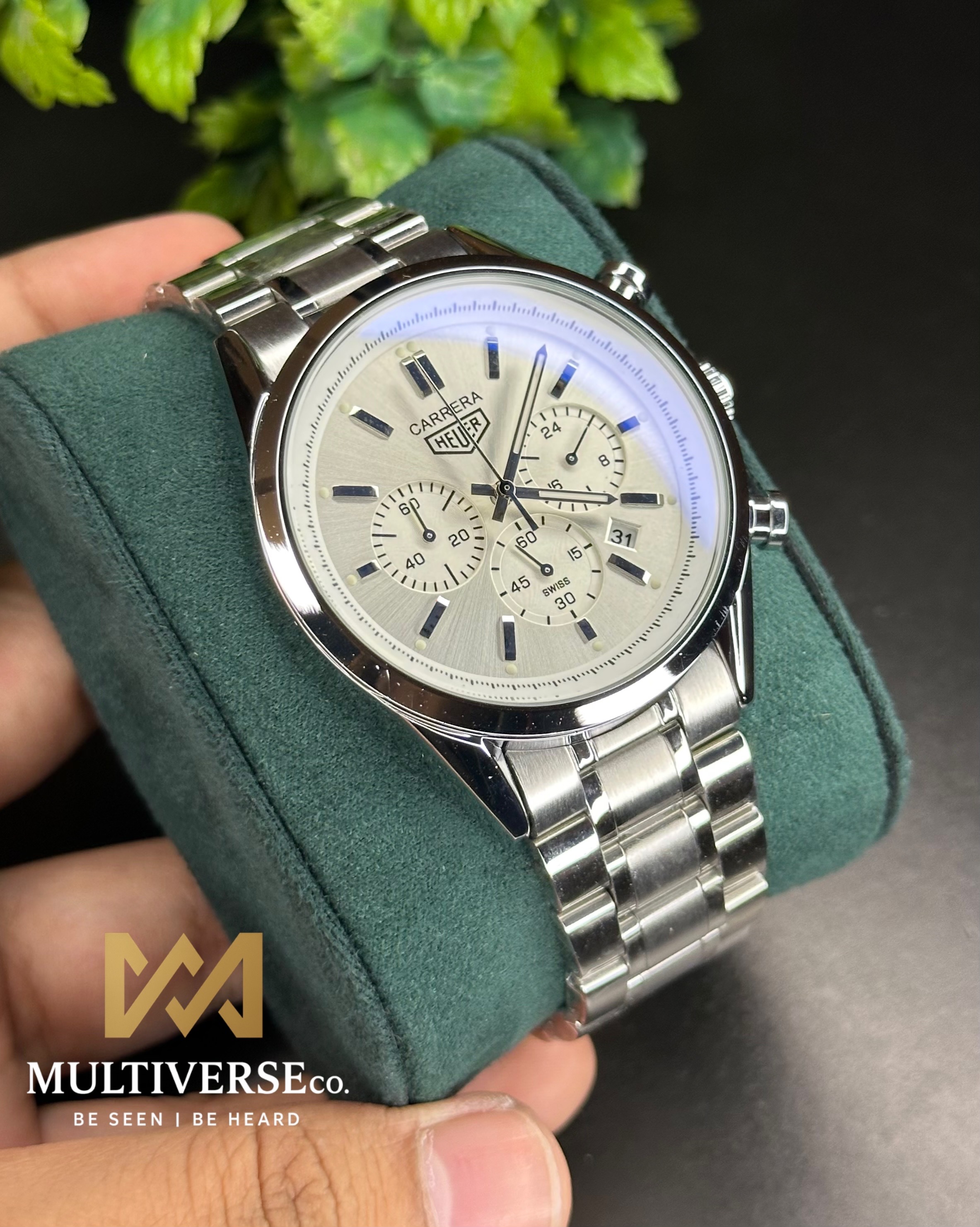 TAG HEUER CARRERA CHRONOGRAPH WHITE DIAL (AA)_img_5
