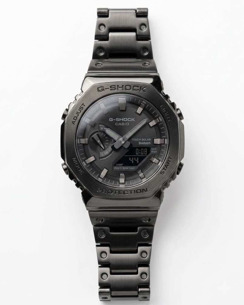 GSHOCK GM2100 | CHAIN SERIES | BLACK CHAIN BLACK DIAL (SEMI AAA)
