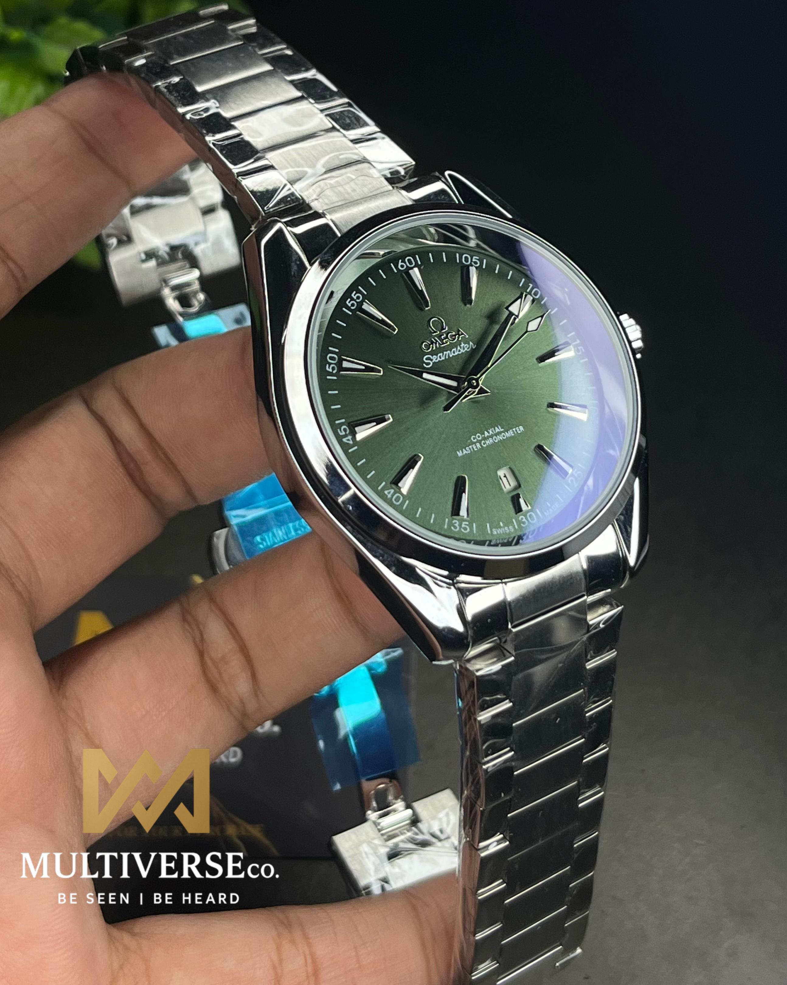 OMEGA AQUA TERRA SHADES GREEN AUTOMATIC (SEMI AAA)_img_0