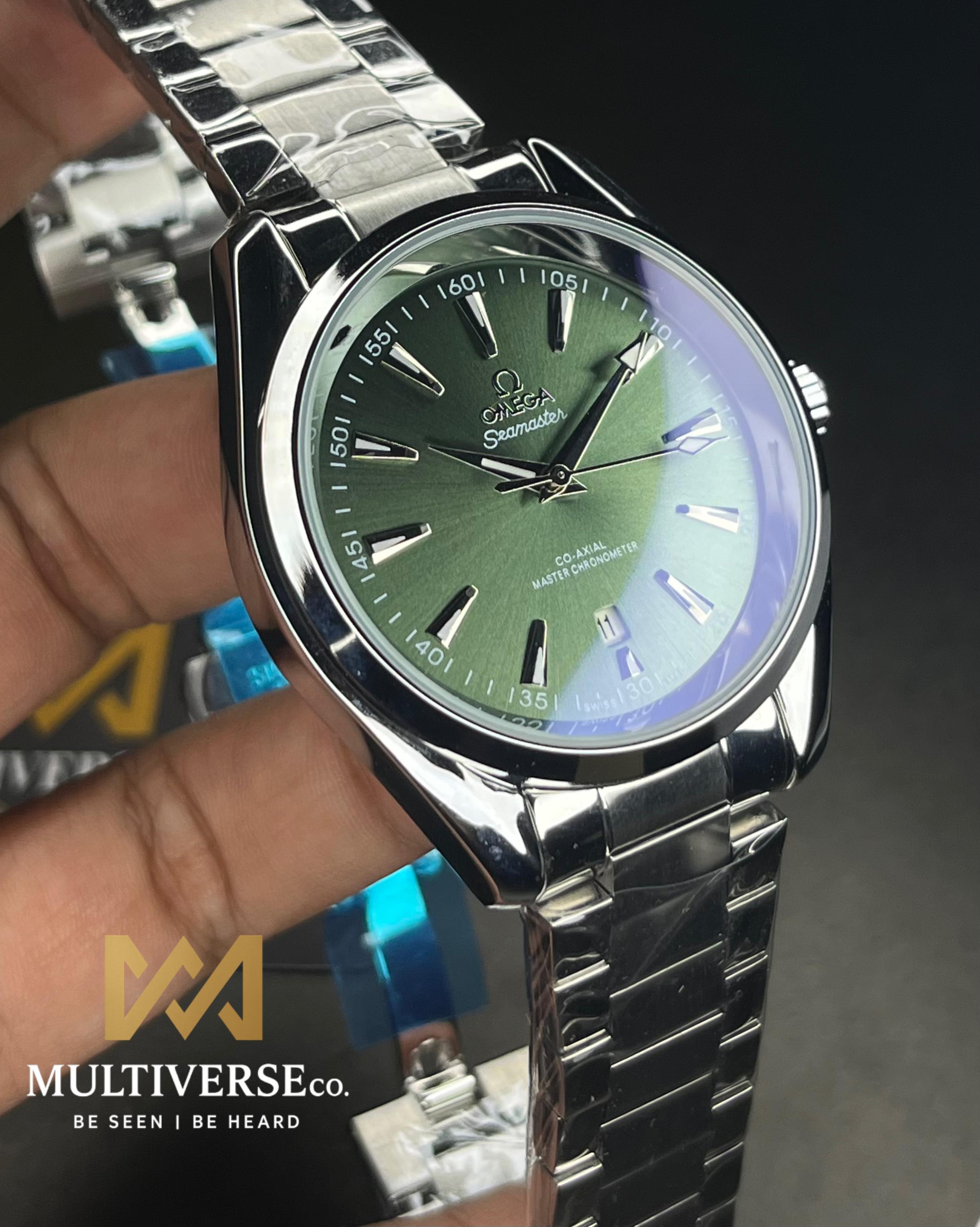 OMEGA AQUA TERRA SHADES GREEN AUTOMATIC (SEMI AAA)_img_1
