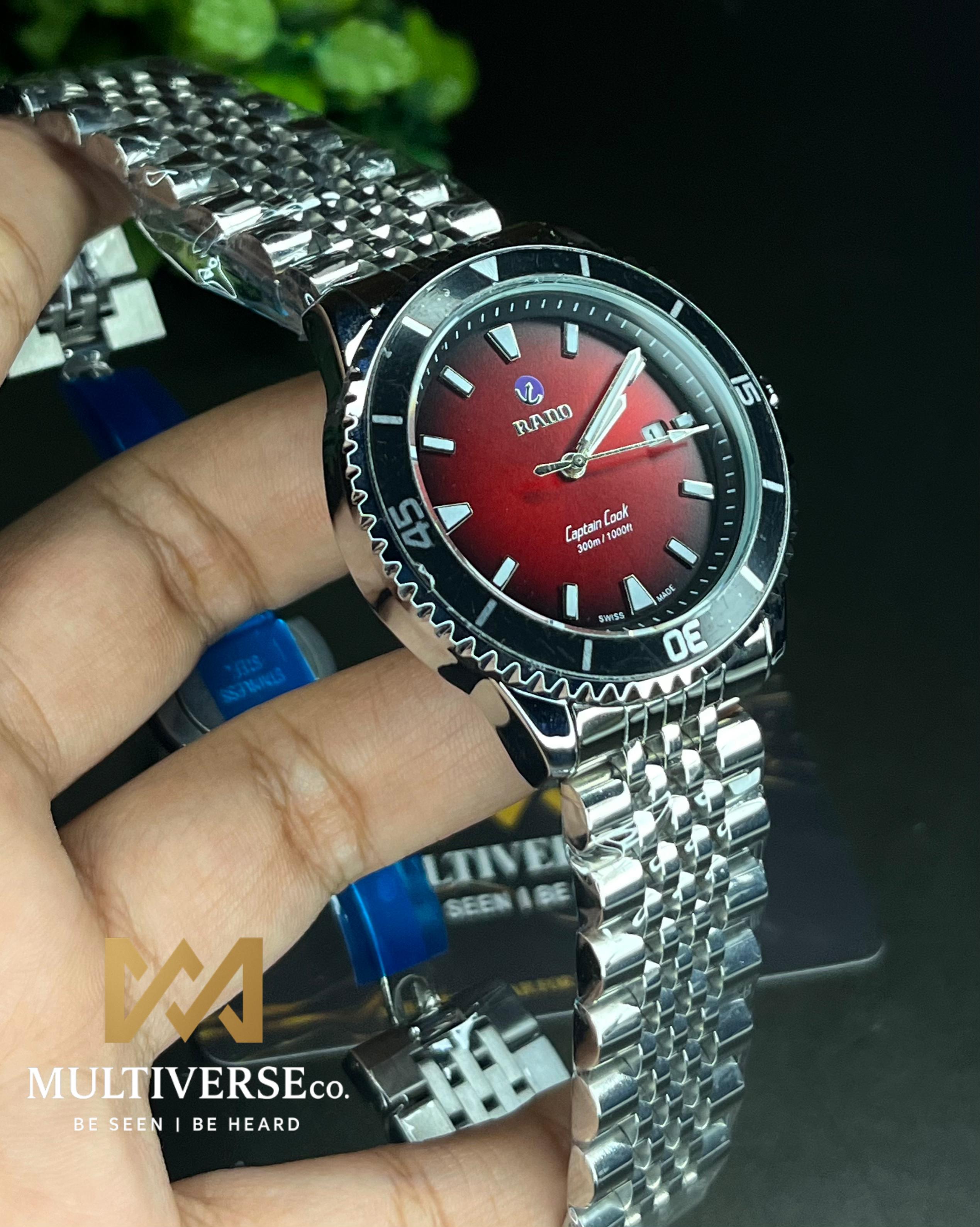 RADO CAPTAIN COOK RED INSPIRED DIVER SERIES (AA)_img_0