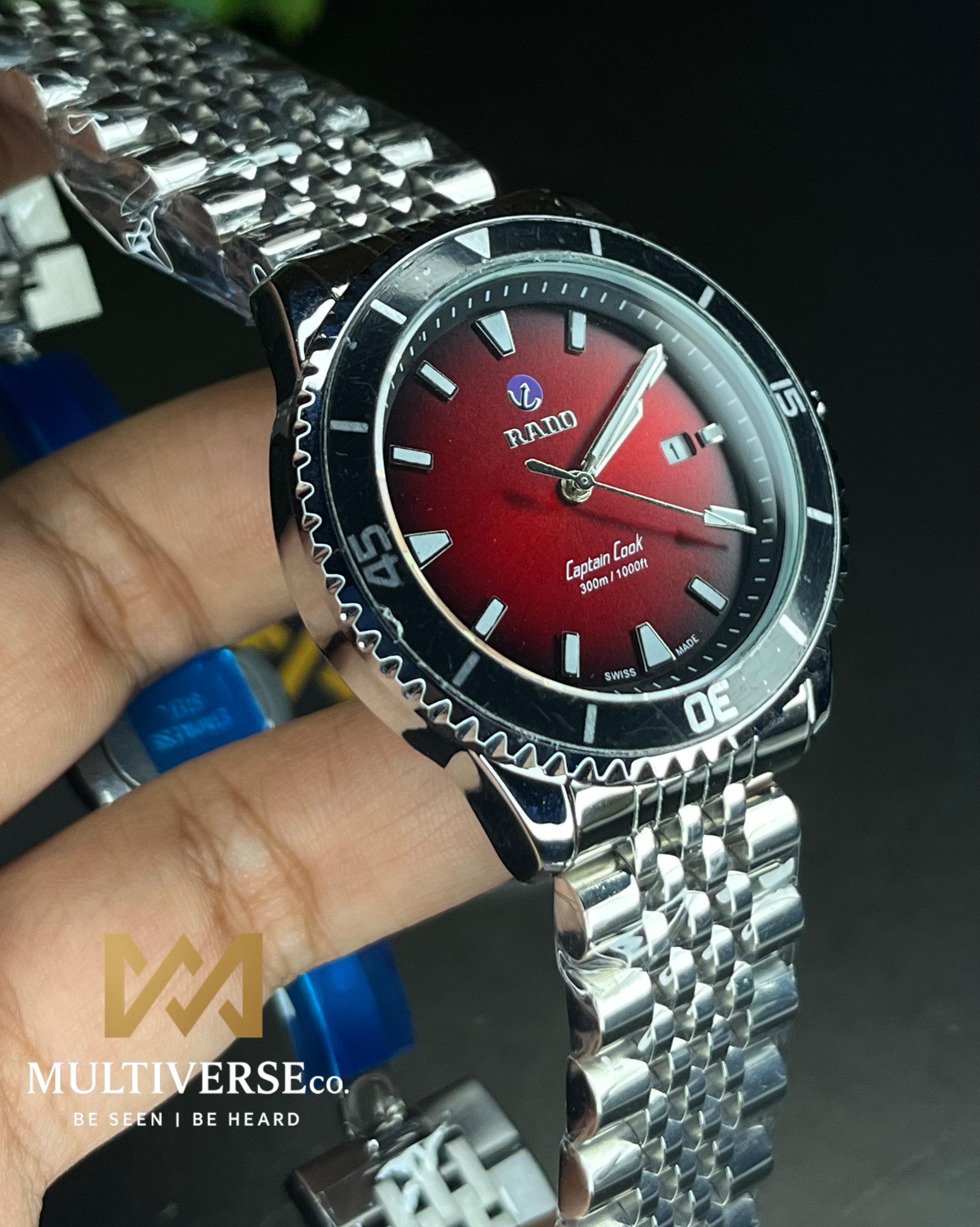 RADO CAPTAIN COOK RED INSPIRED DIVER SERIES (AA)_img_1