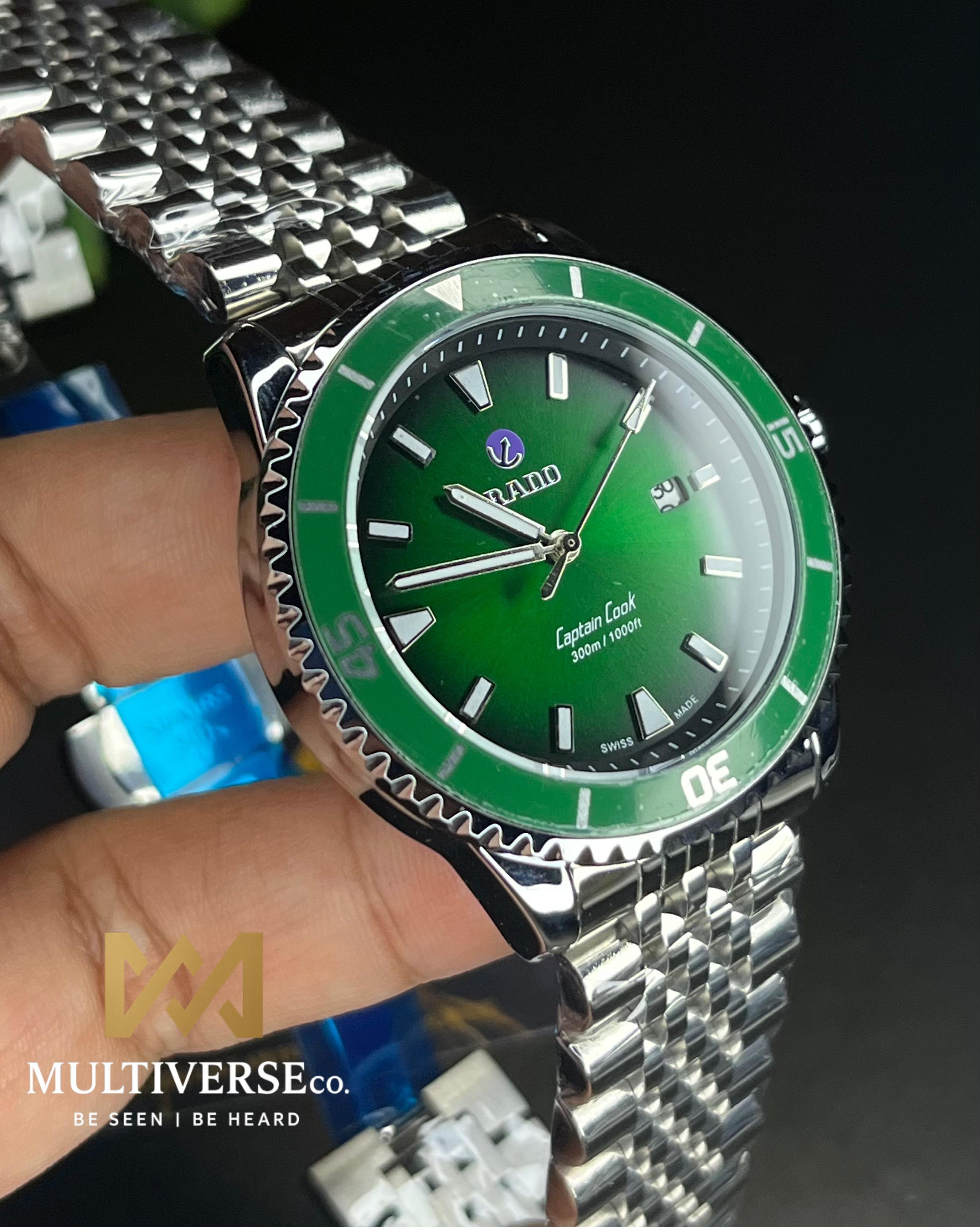 RADO CAPTAIN COOK GREEN INSPIRED DIVER SERIES (AA)_img_1