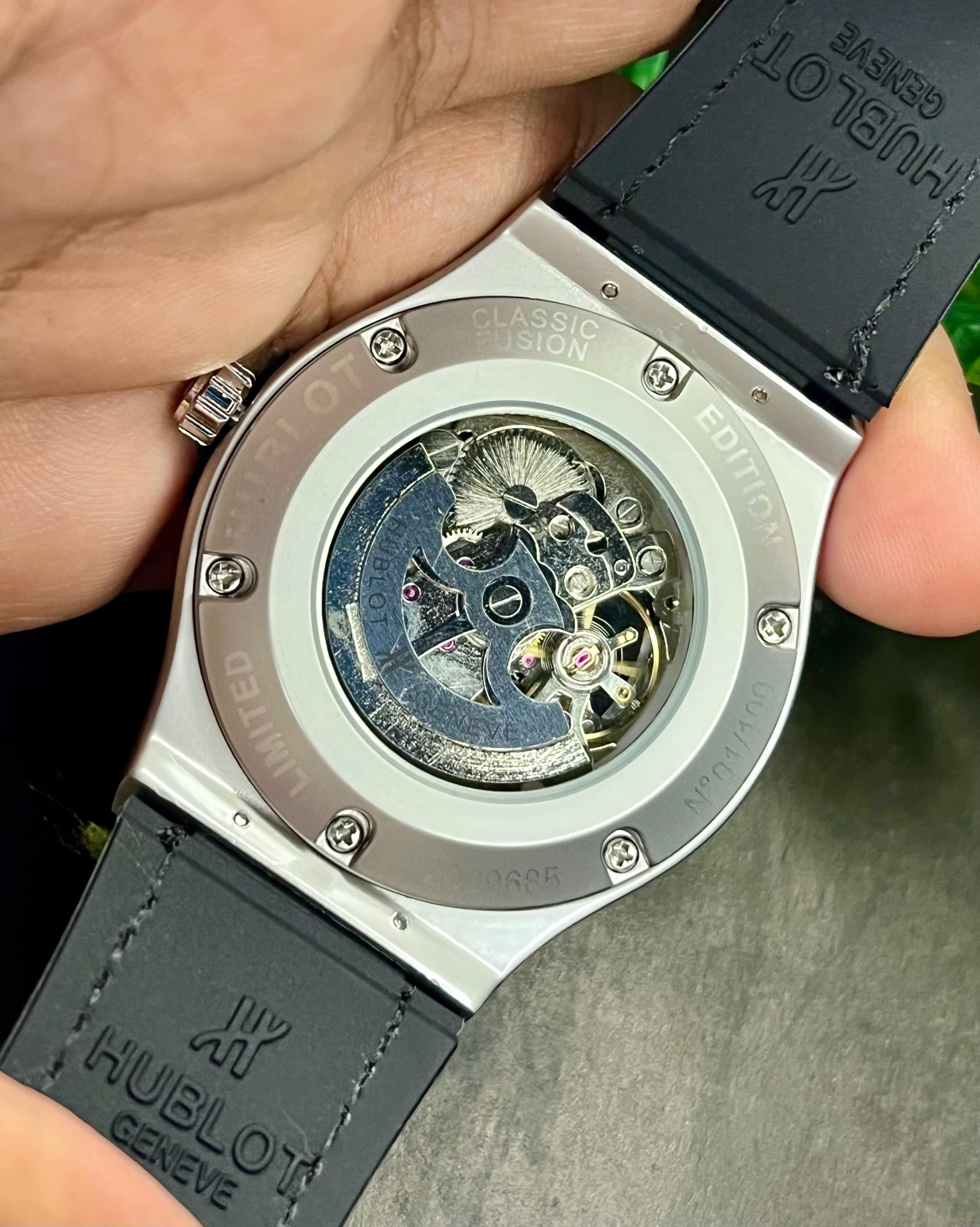 HUBLOT AUTO BELT BLACK LEATHER TEXTURE (AA)_img_3