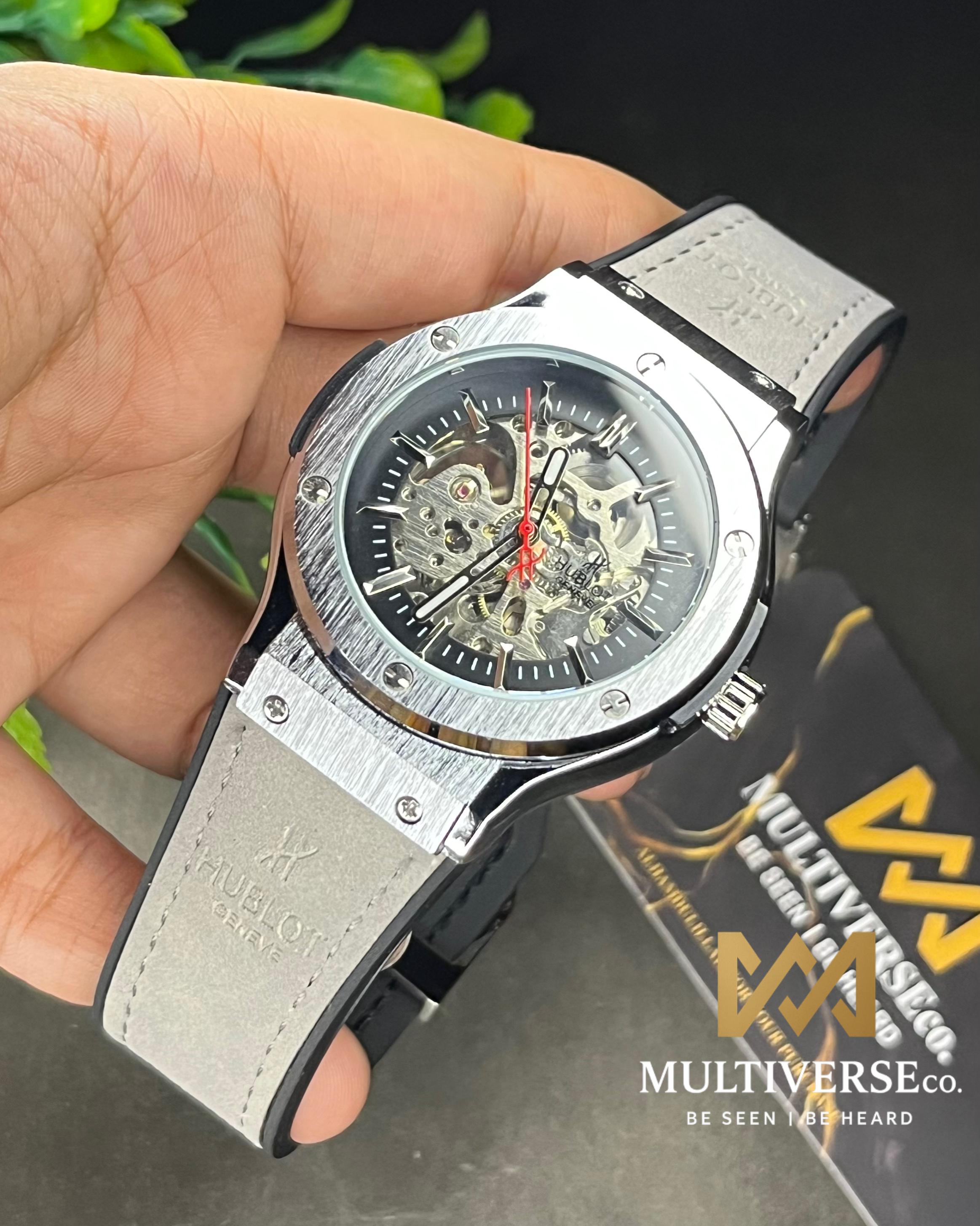 HUBLOT CLASSIC FUSION GREY AUTOMATIC SKELETON SERIES (AA)_img_0
