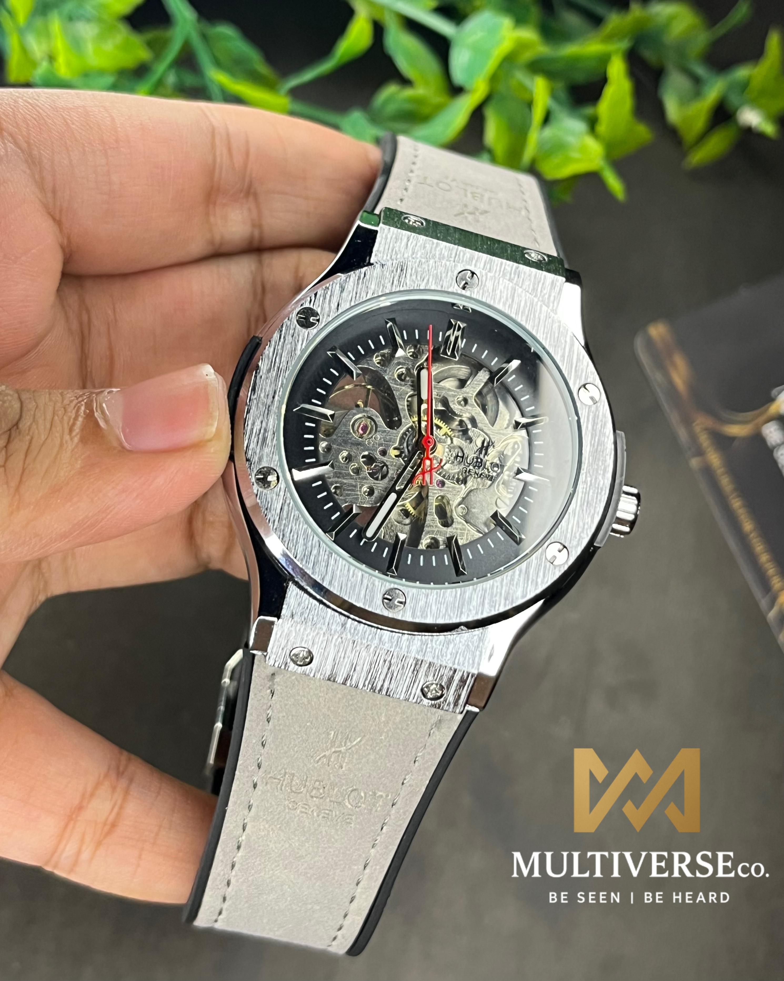HUBLOT CLASSIC FUSION GREY AUTOMATIC SKELETON SERIES (AA)_img_1