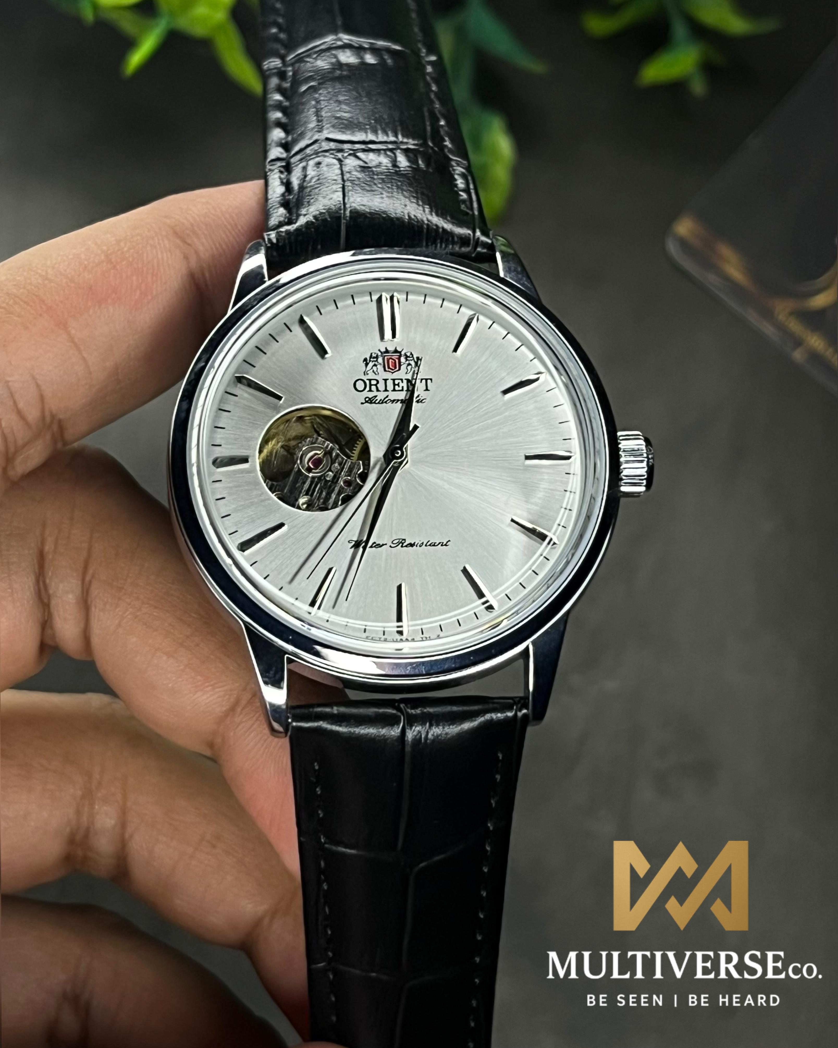 ORIENT BAMBINO OPEN HEART WHITE AUTOMATIC LEATHER BELT (SEMI AAA)_img_1