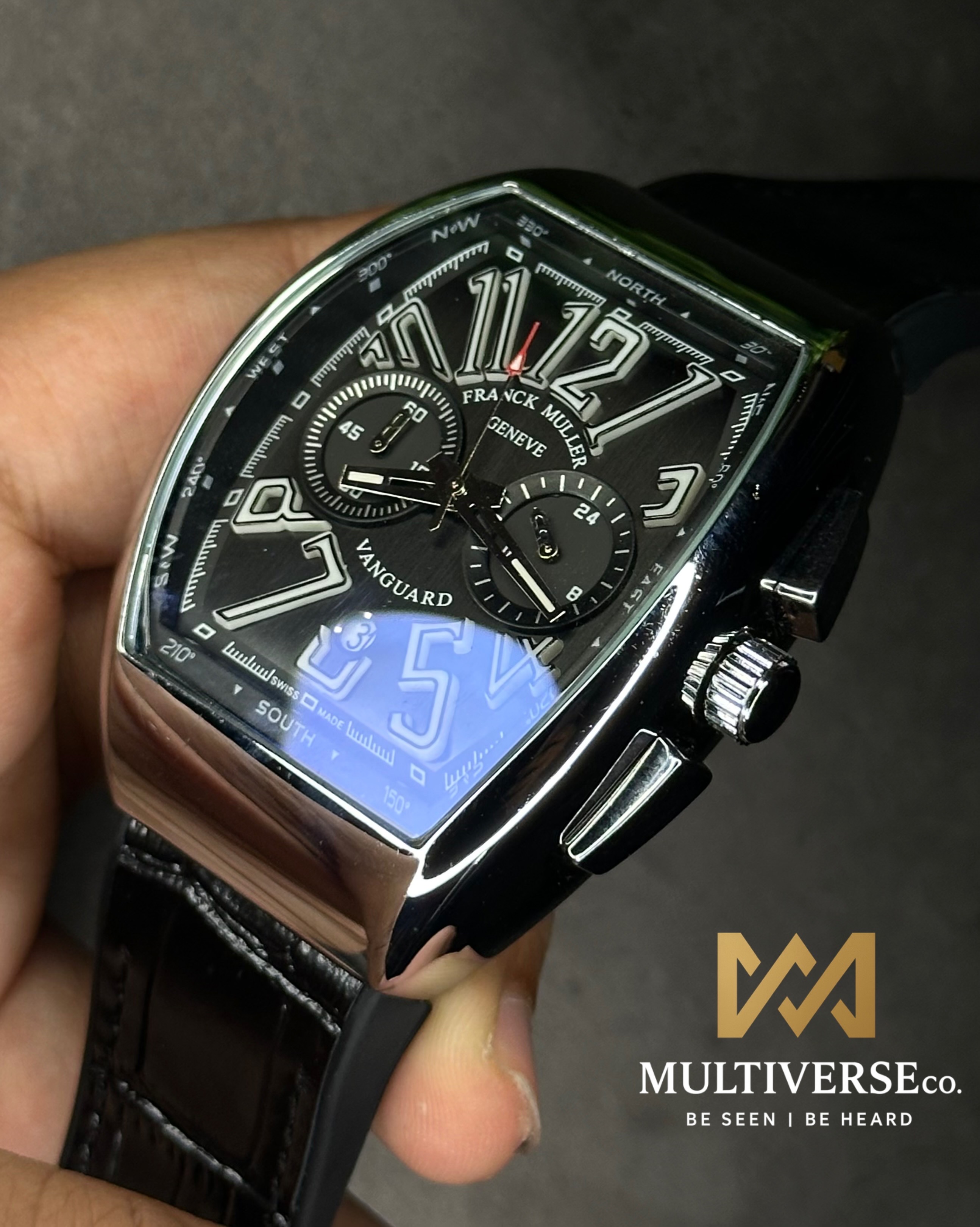 FRANCK MULLER VANGUARD CHRONOGRAPH STYLE BLACK (AA)_img_1