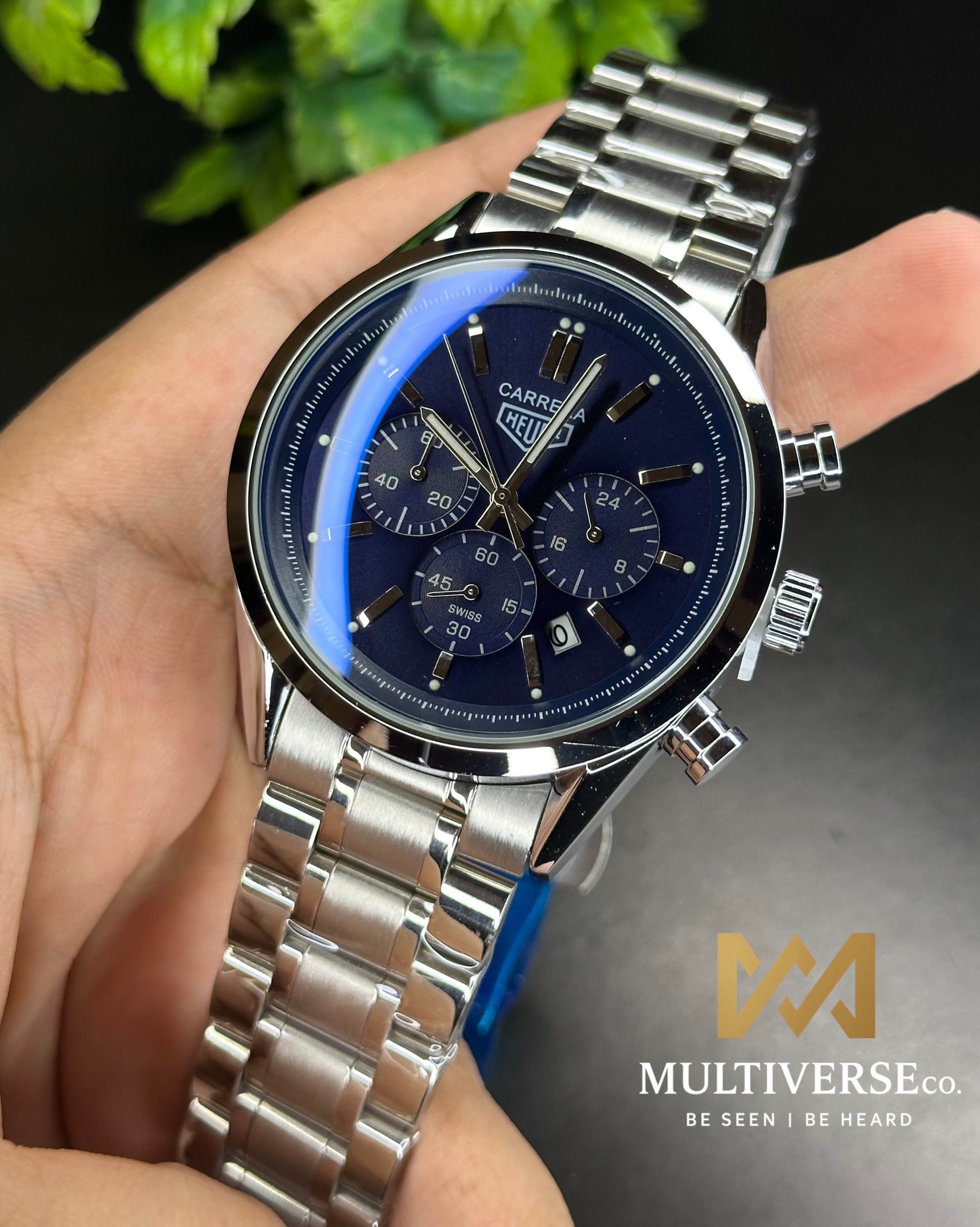 TAG HEUER CARRERA CHRONOGRAPH BLUE DIAL (AA)_img_1